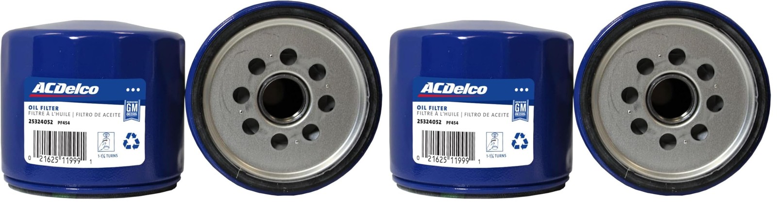 ACDelco GM Original Equipment PF454 Engine Oil Filter (Pack of 2) 2 Pack
