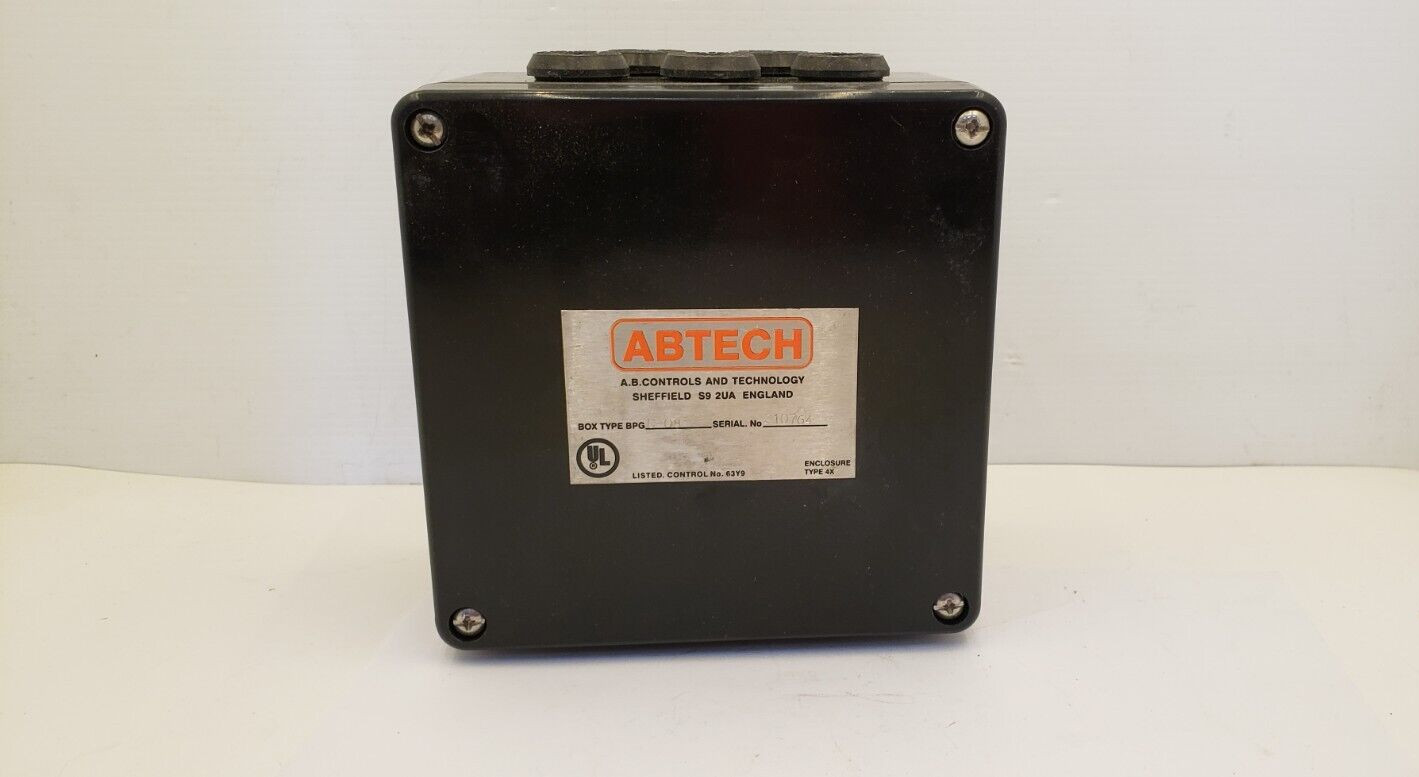 ABTECH BPGC-08 ENCLOSURE, TYPE 4X ENCLOSURE, 6" x 6" x 3-1/2", NNB