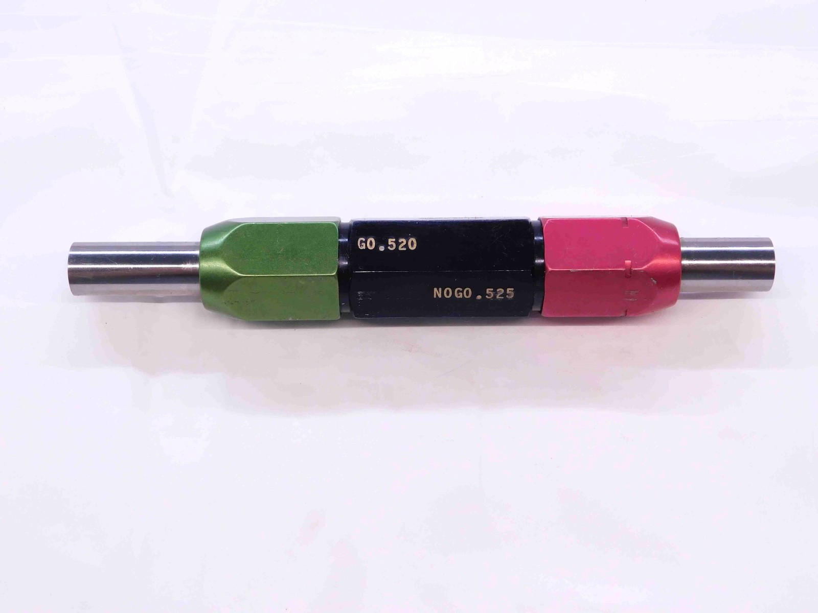 .5200 & .5250 CL X PIN PLUG GAGE GO NO GO .5313 -.0063 17/32 13.208 mm .520 .525