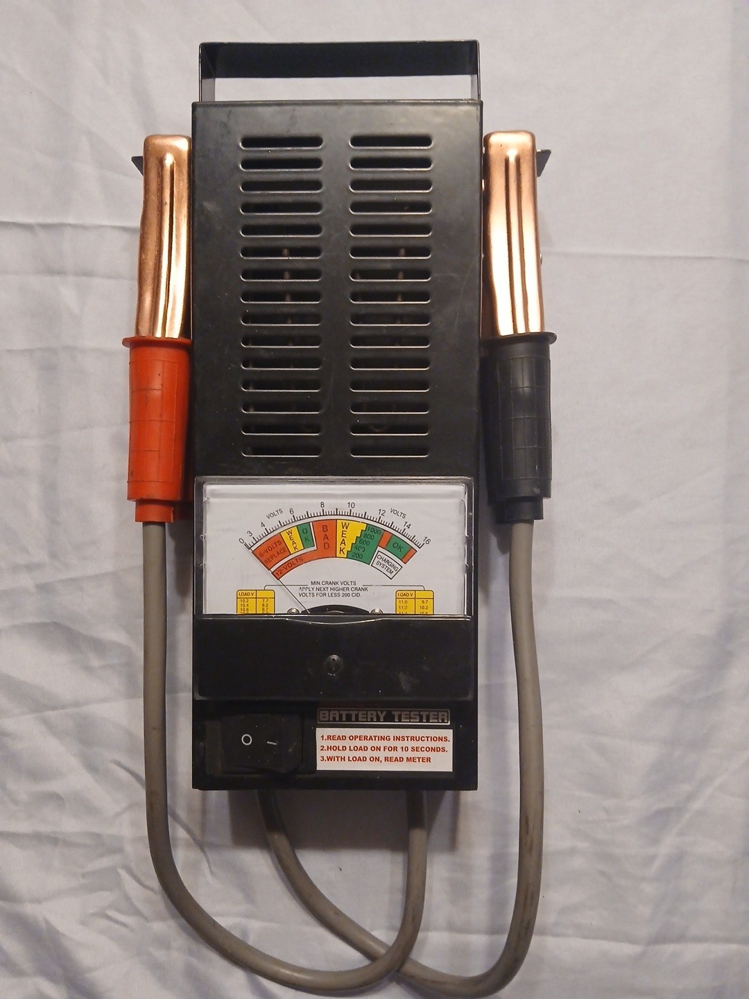 Battery Load And Charging System Tester