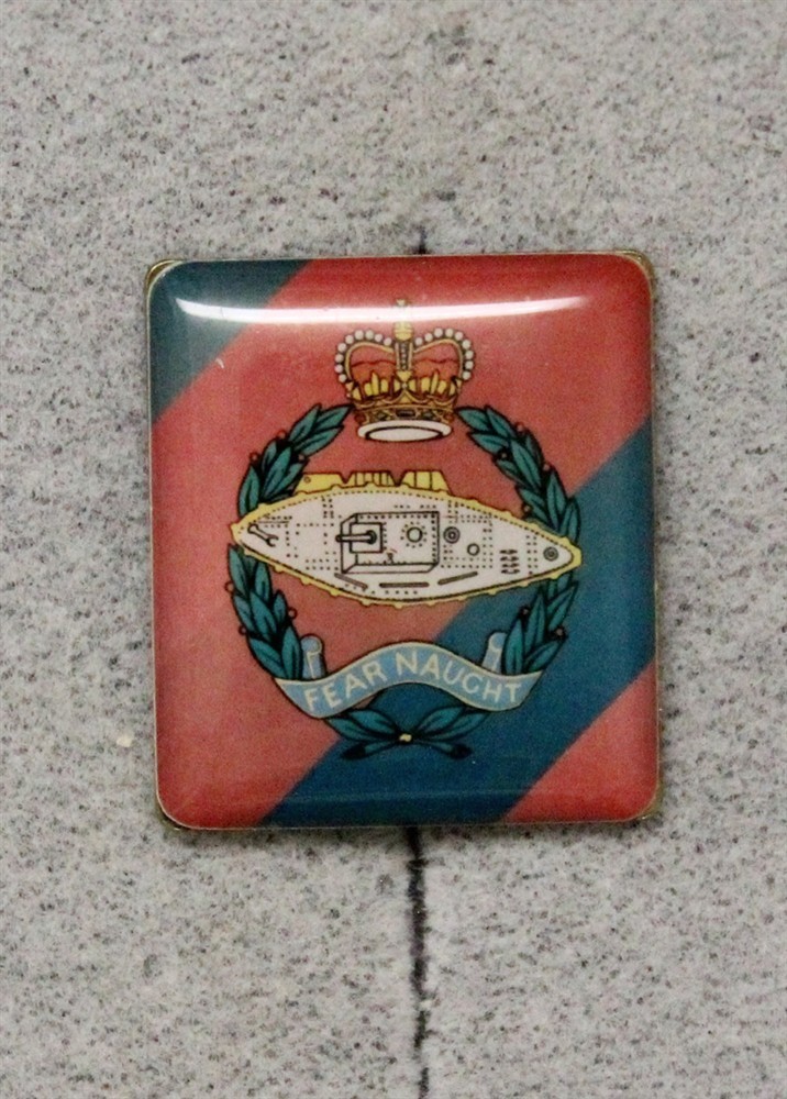 British Army Veteran/Sweetheart Pin: Royal Armour Corps - epoxy w/metal backing