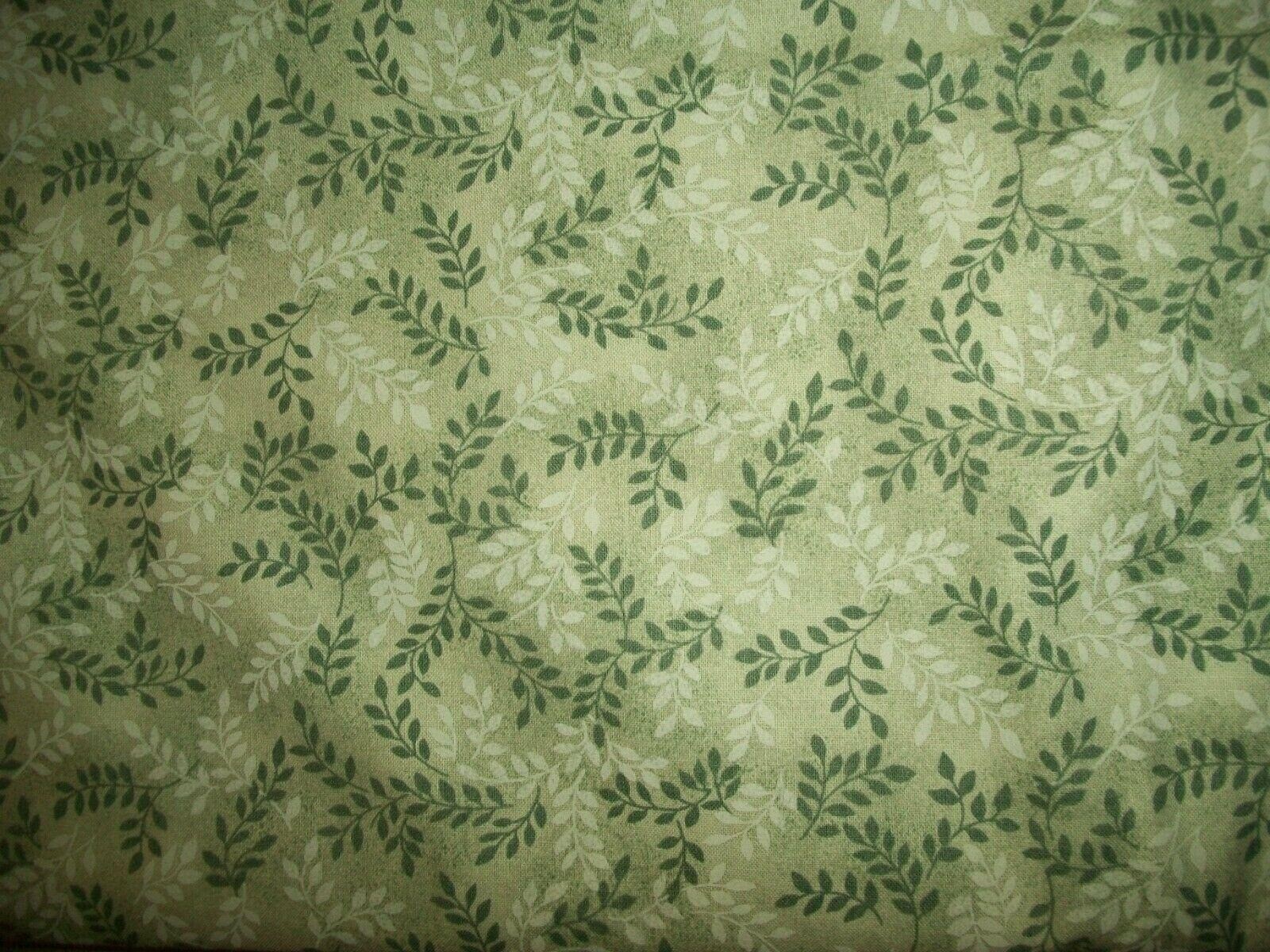 4.75 Yard Fabri-Quilt Inc Structure Innuendo Hunter Mint Green Quilting Fabric