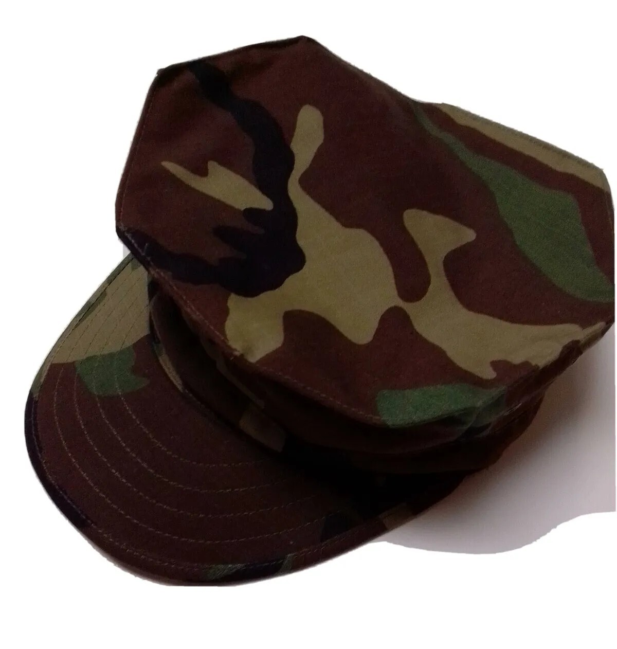 Vintage Hat Cap Utility Woodland Camoflauge Patter Ii Sekri medium hts