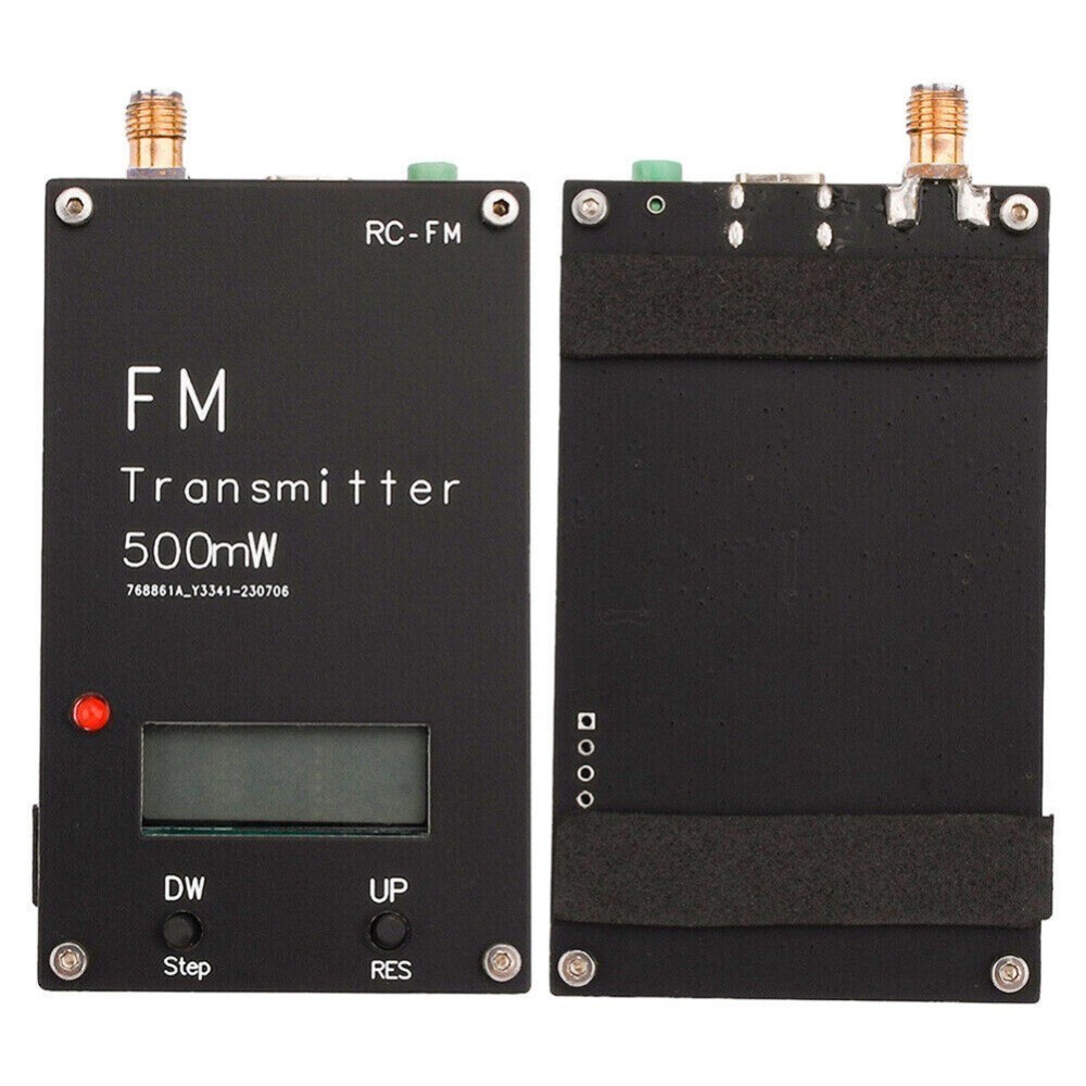 Long Range FM Stereo Transmitter With Adjustable Frequency And Memory Function