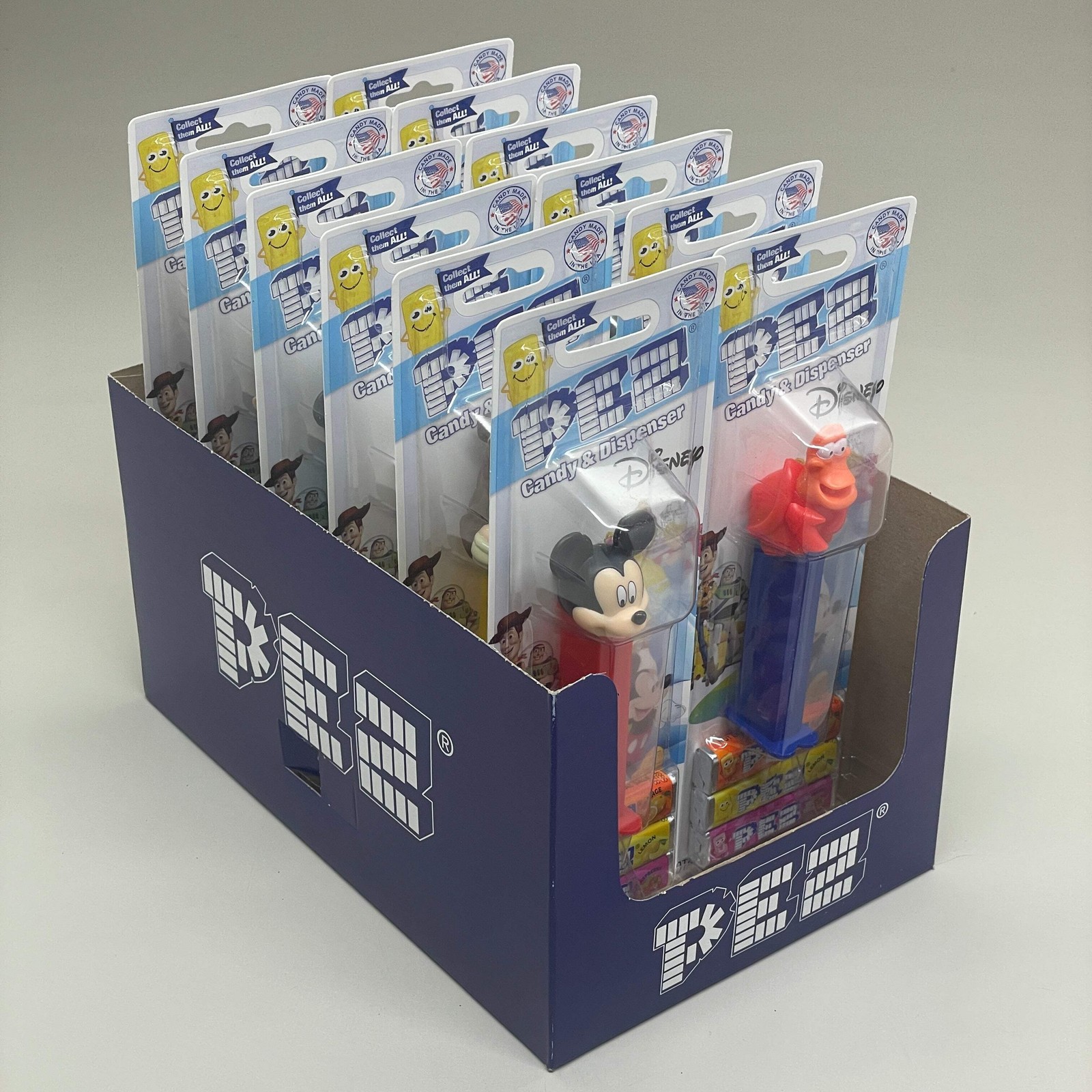 PEZ (12 PACK) Assortment Disney Characters Candy Dispensers BB 04/30 079275