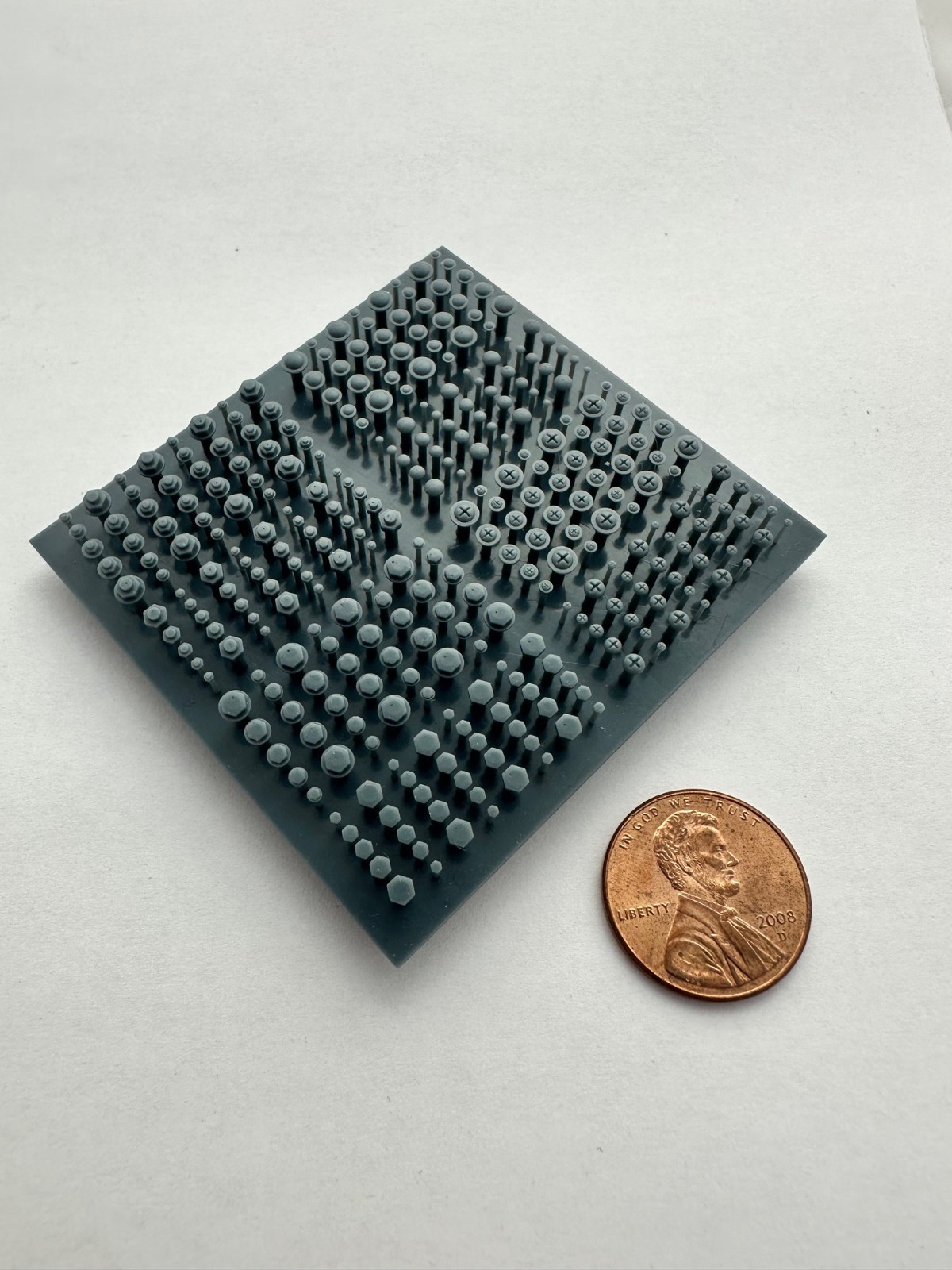 Nut Bolt Washer Model Details 3D Printed Parts