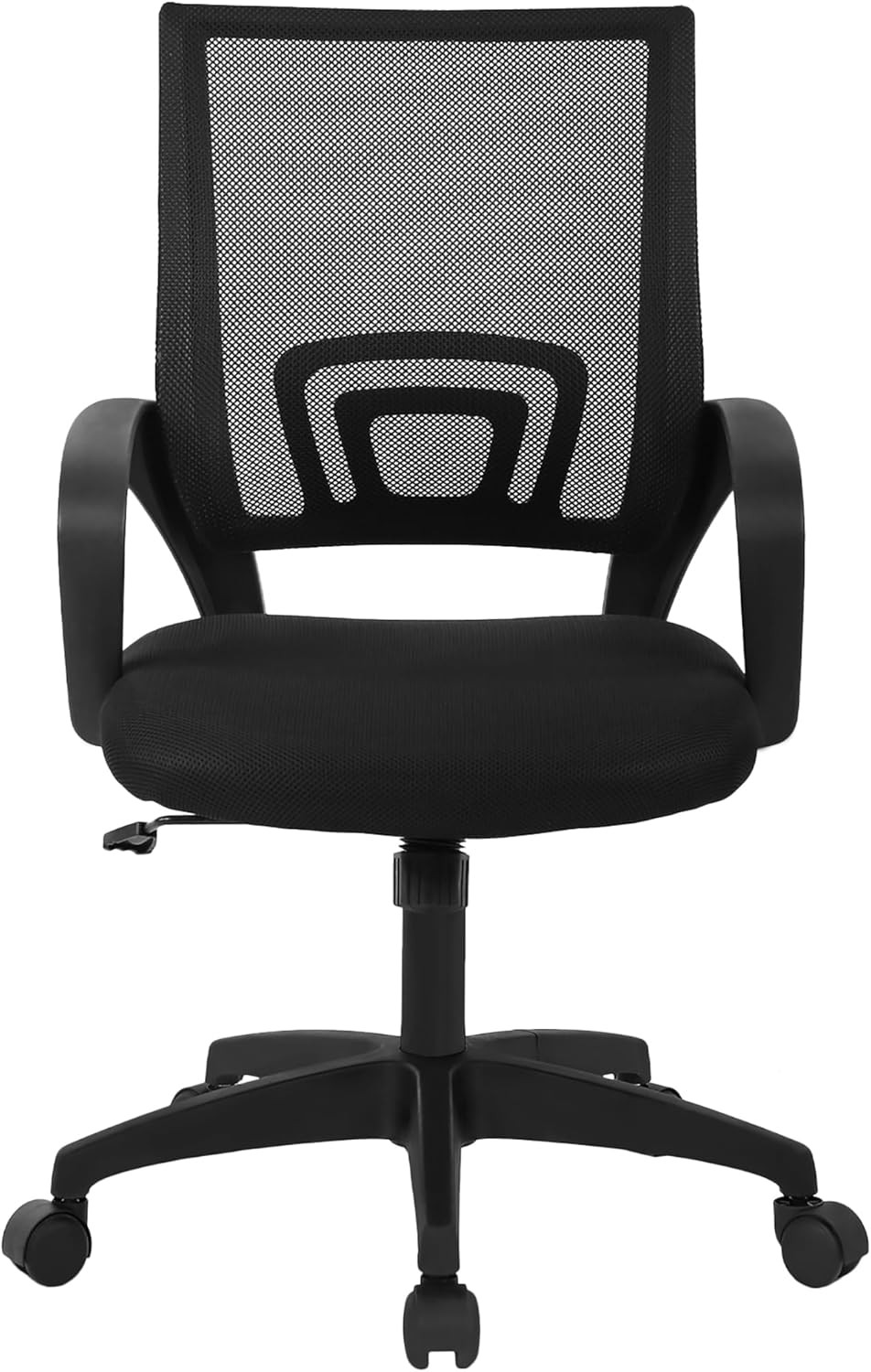 Ergonomic Hyacinth Mesh Desk Chair with Lumbar Support & Adjustable Height