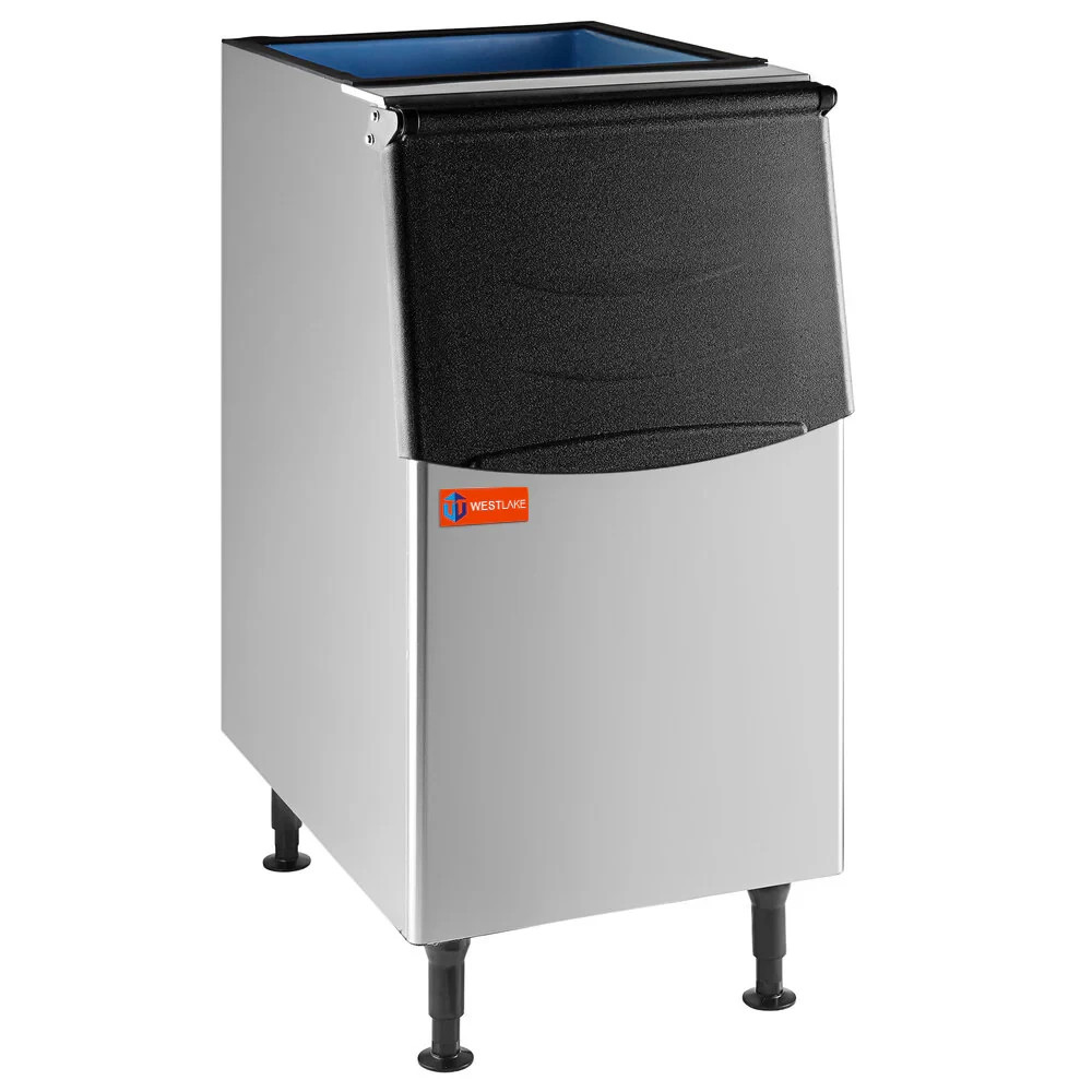 WESTLAKE 308 lb Commercial Ice Storage Bin Stainless Steel Insulated Modular