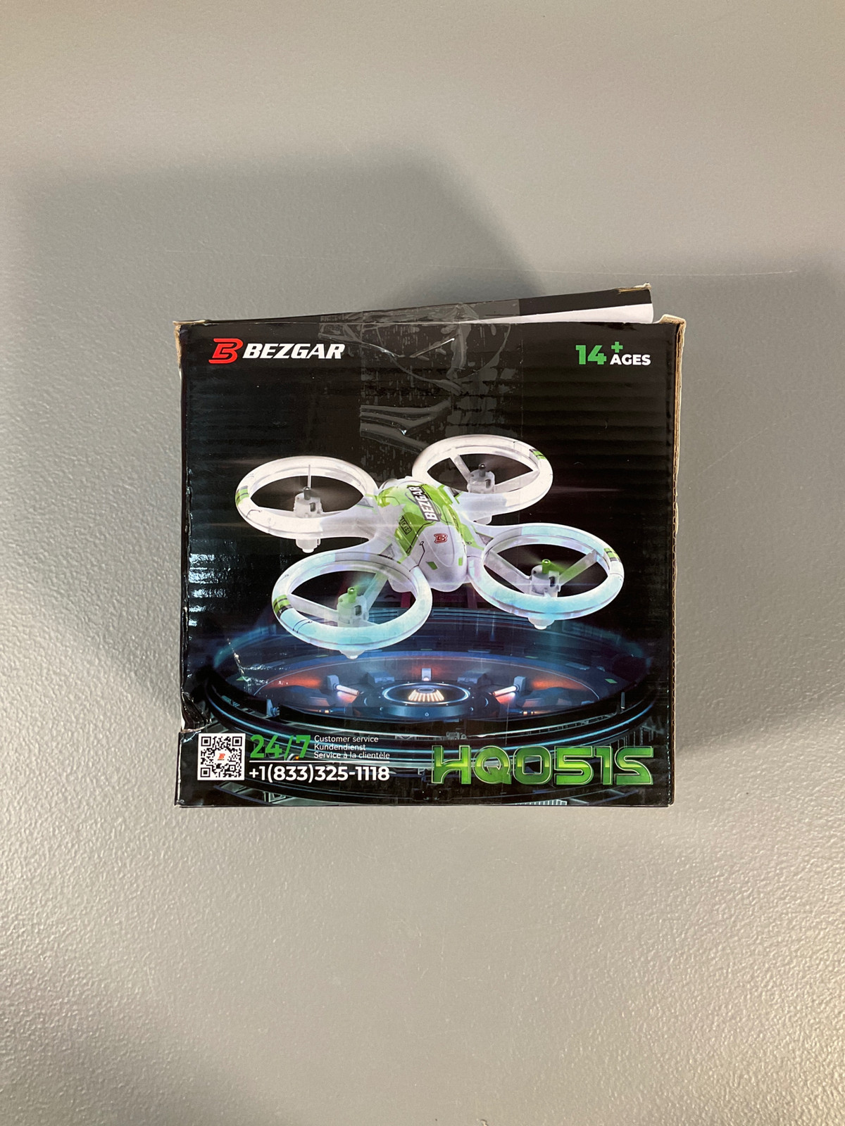 BEZGAR HQ053 Remote Control Drone for Kids - RC Mini Spherical Rolling Quadcopte