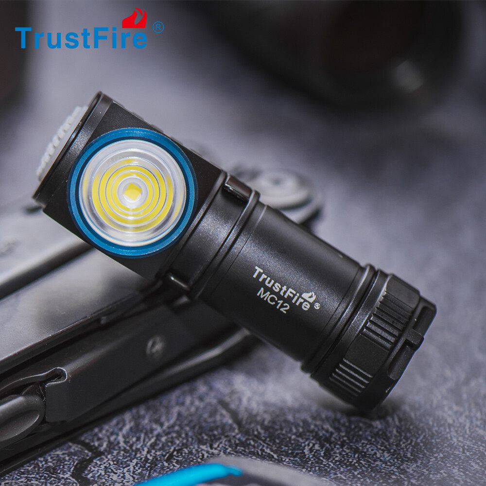 MC12 Rechargeable Headlamp Multi-Functional Waterproof Flashlight Tail Magnetic