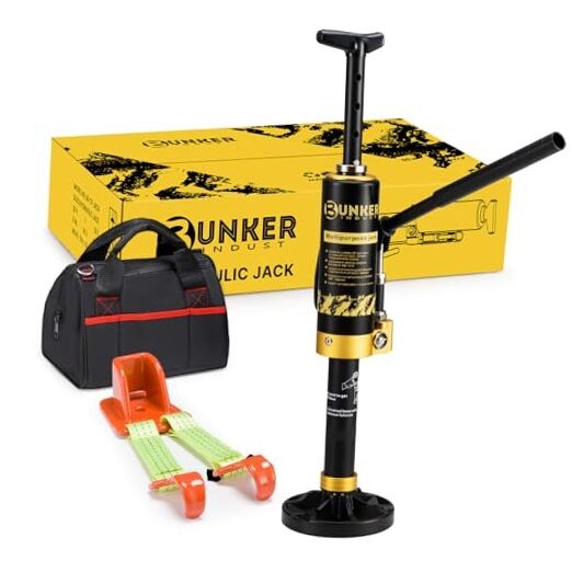 Portable Hydraulic Recovery Jack with Lift Mate, 4x4 Off Road Lift Jack for