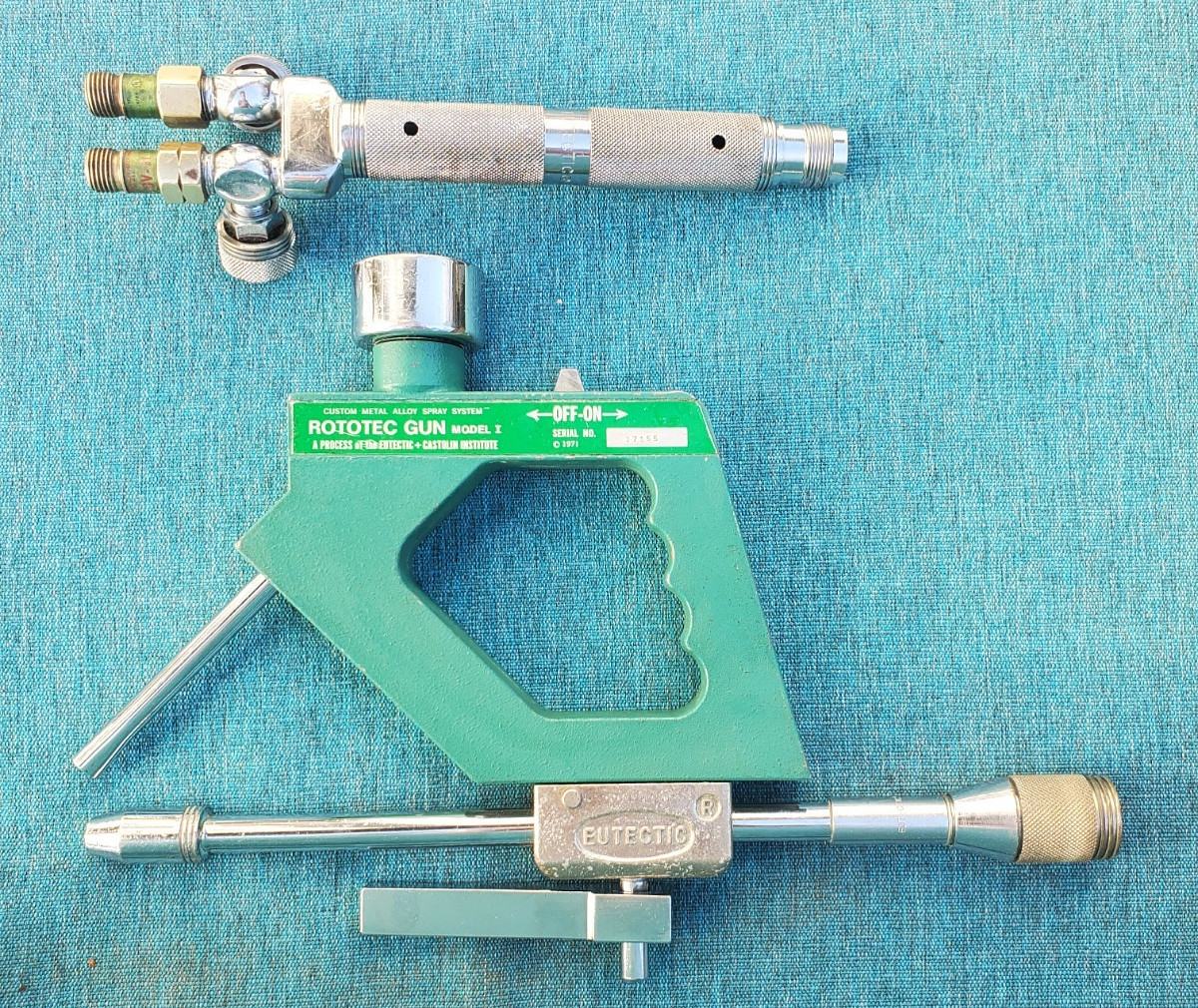 Rototec Model 1 Castolin Eutectic Flame Spray Gun ROTOTEC MODEL I