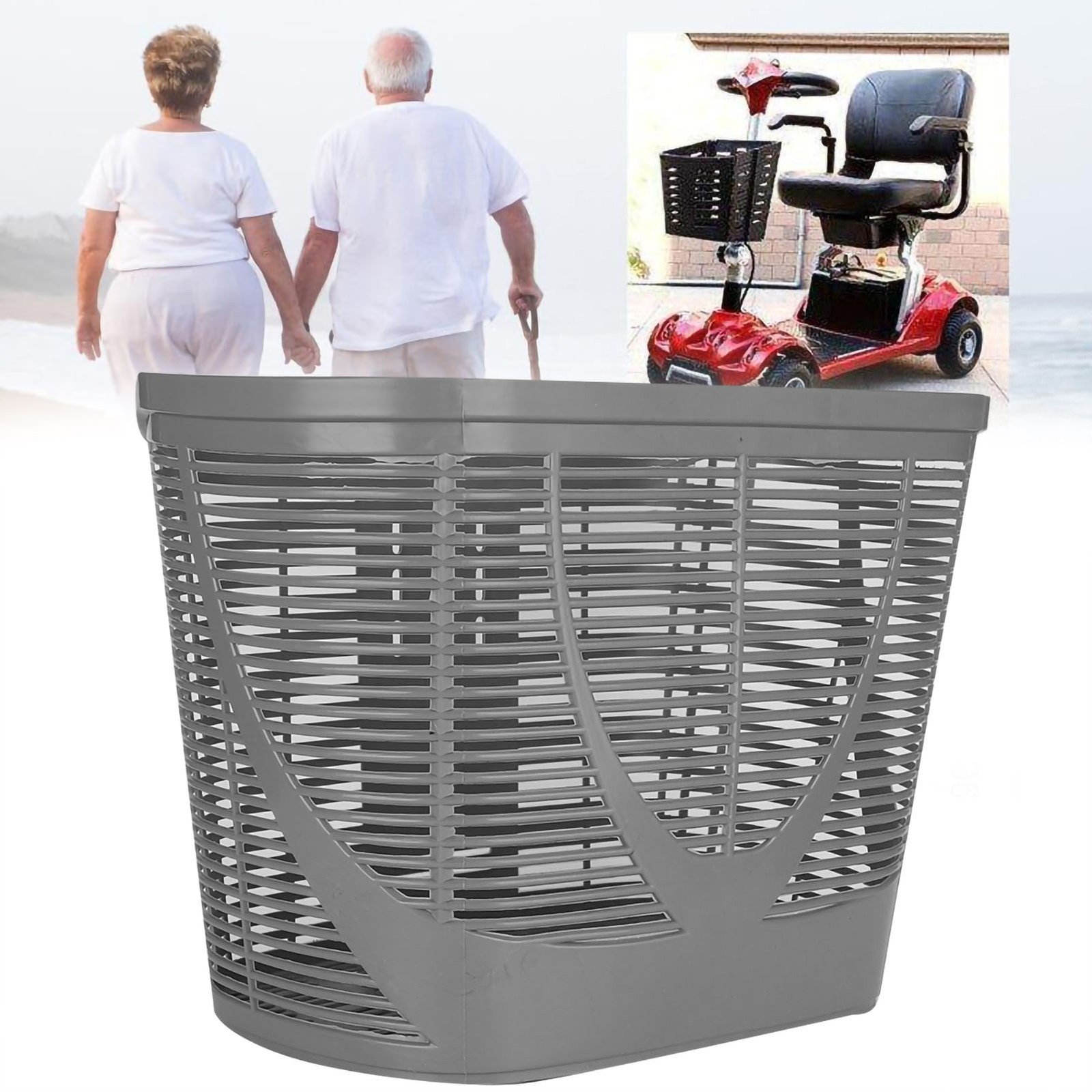 ·Mobility Scooter Plastic Rear Basket Modification Accessory Replacement With