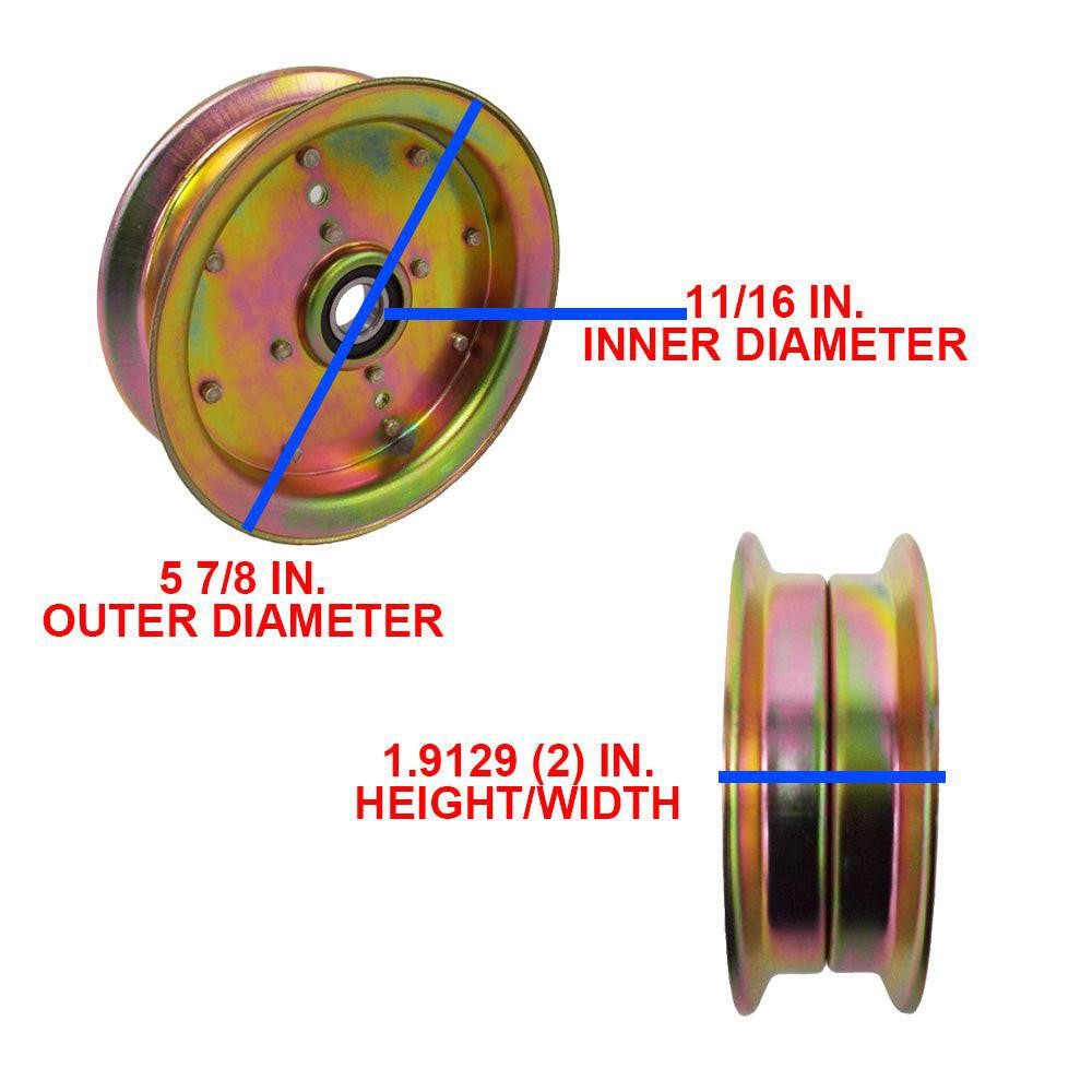 Spindle Pulley Belt Deck Kit For Husqvarna MZ61 MZT61 MZ6128 MZ6125 FD61M