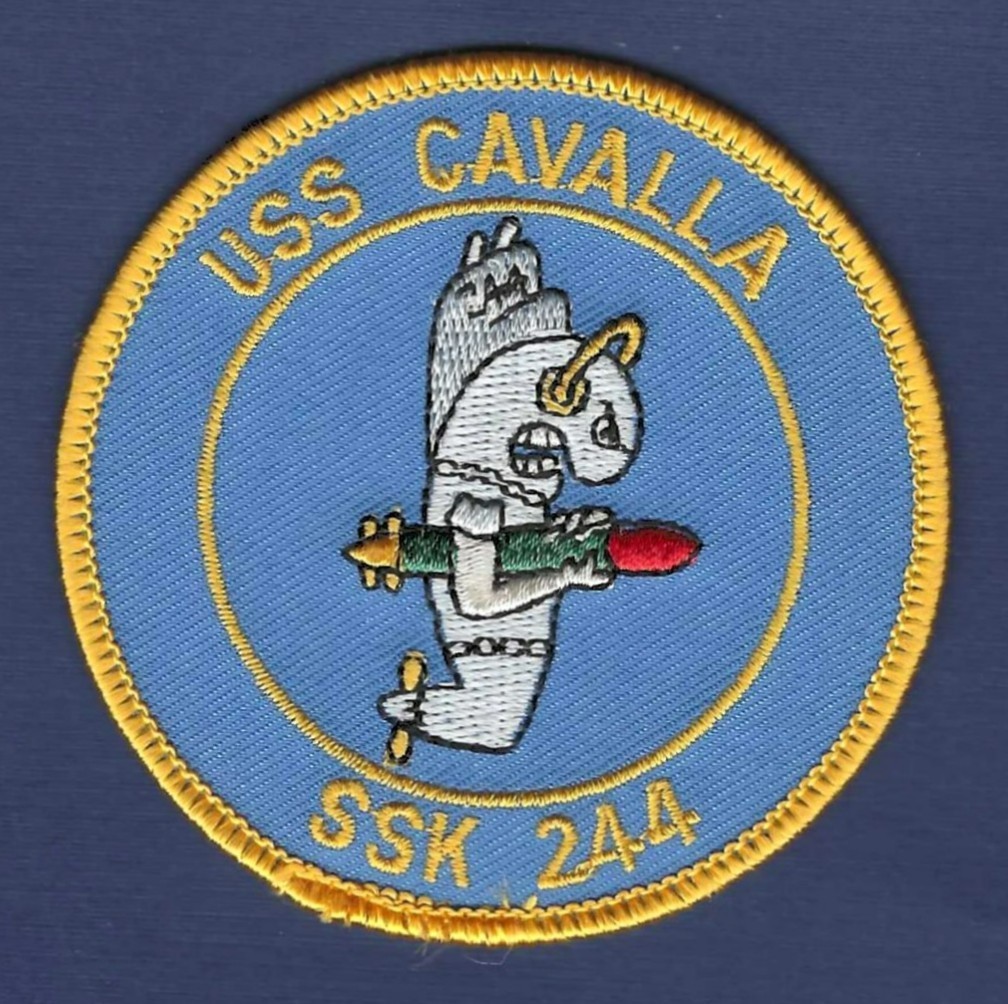 USS CAVALLA SSK-244 Submarine Patch