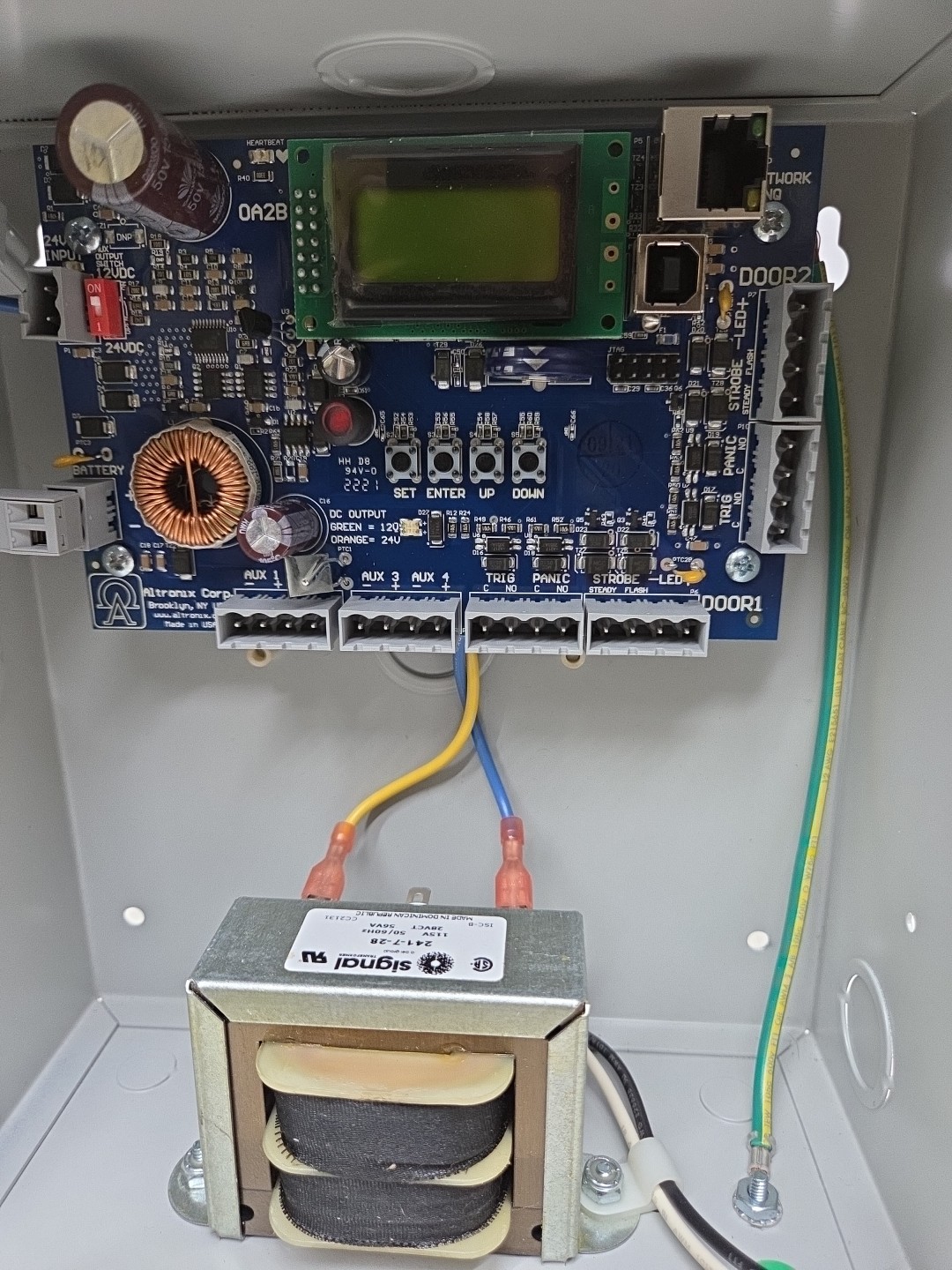 Altronix 0A2X/0A2 Occupancy Alert System, BC100 Enclosure