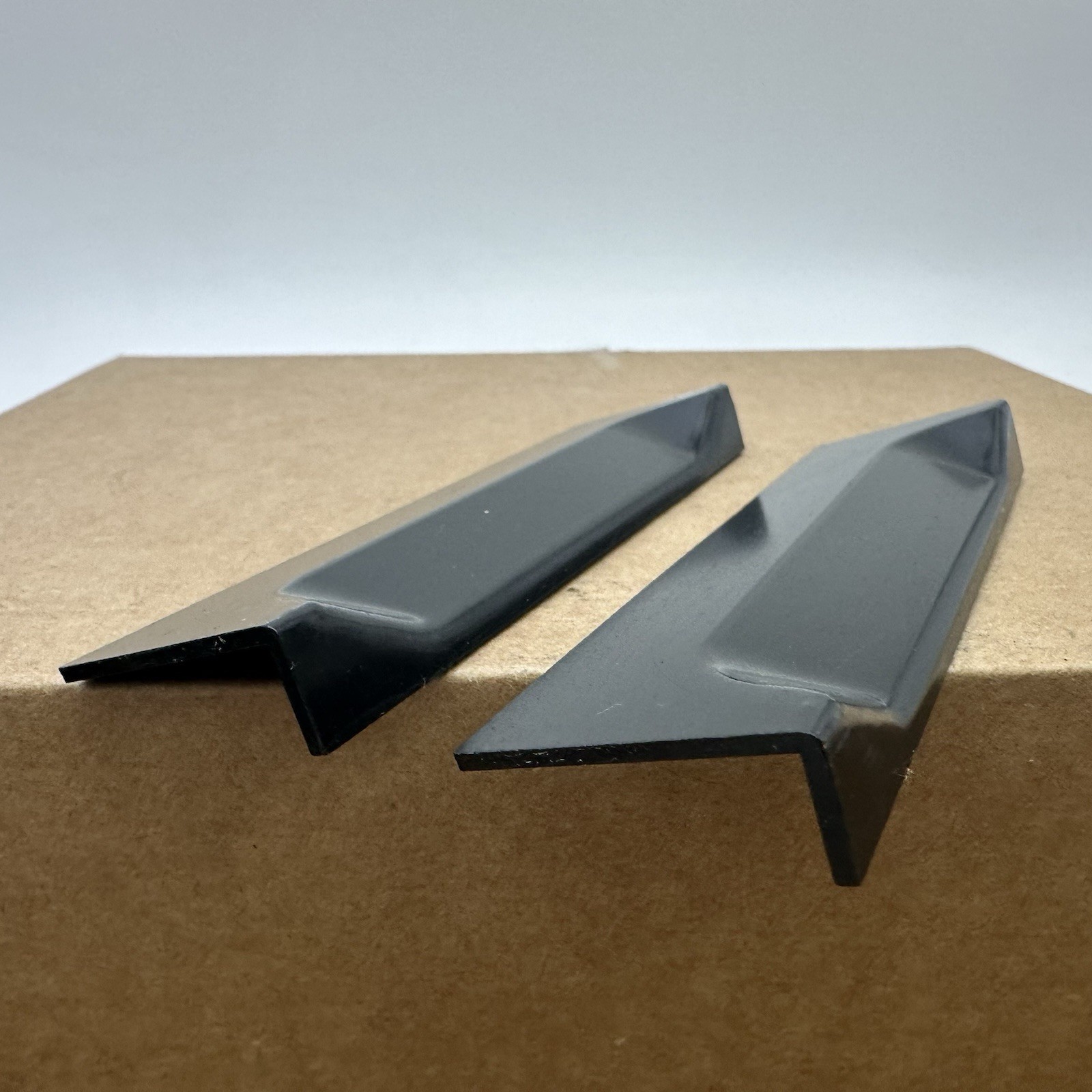 Bausch & Lomb Balplan Microscope Base Plastic Side Plate Covers Pair Set 2