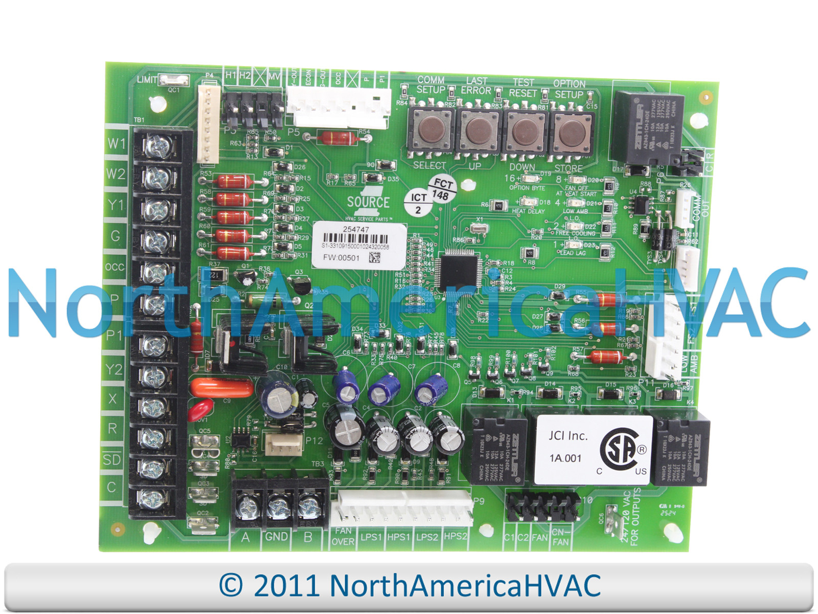OEM Furnace Control Board Fits York Coleman Luxaire 031-01934-001 S1-03101934001