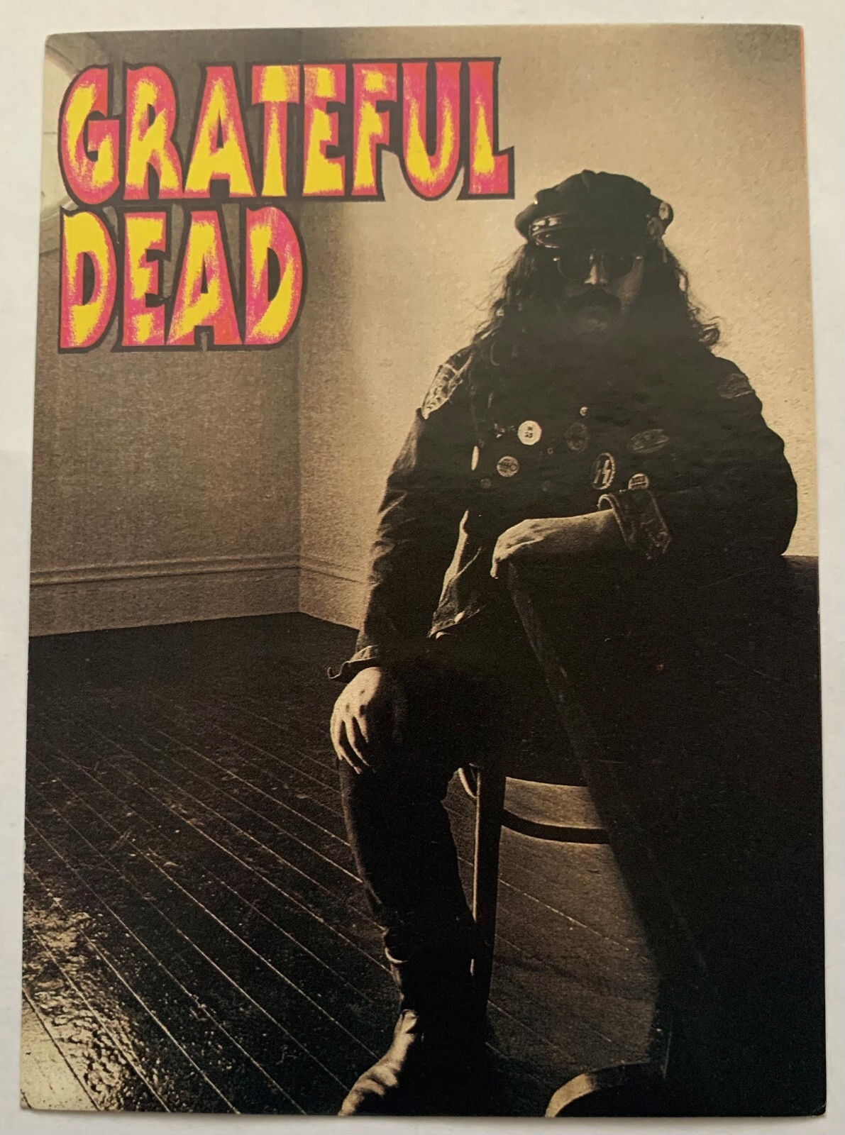 RONALD MCKERNAN (Pig Pen) GRATEFUL DEAD 4X5'5 GLOSSY COLORED STICKER UNUSED EX