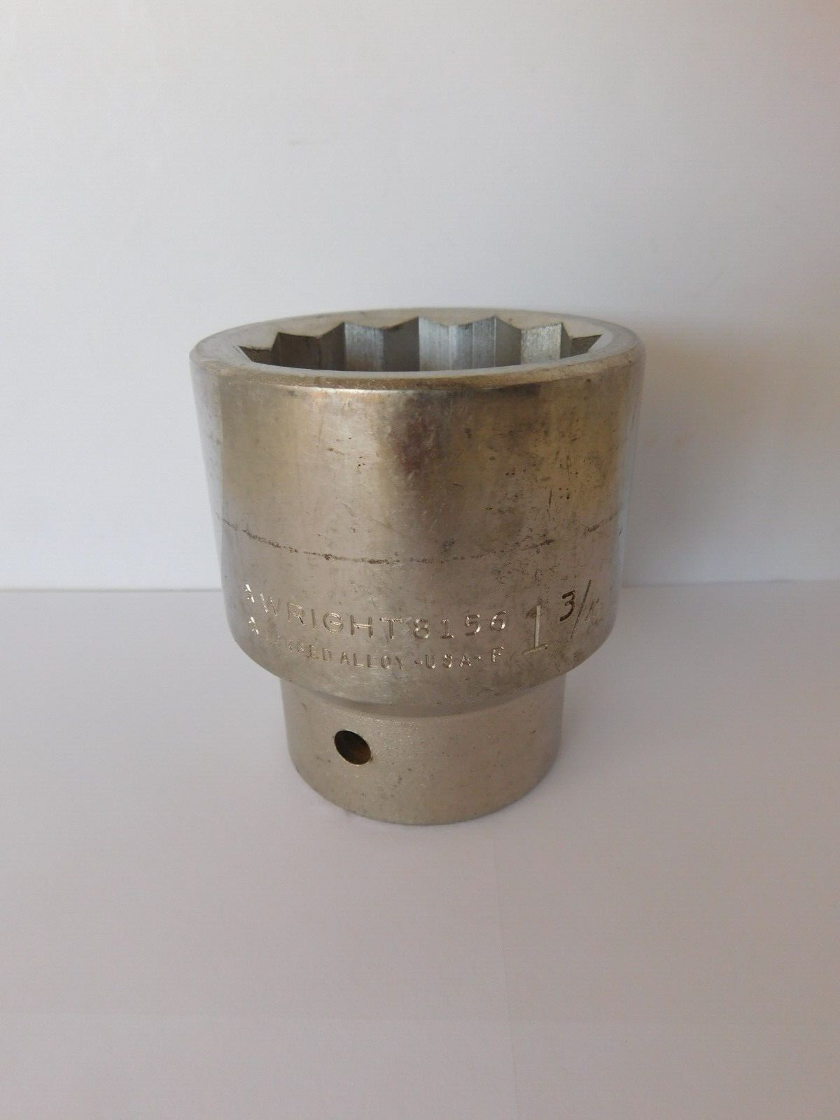 Wright Tools 1-3/4" SOCKET 8156 USA 12pt 1" DRIVE
