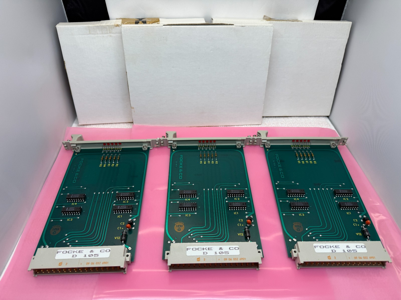 FOCKE D105 CONTROL BOARD MODULE, NEW, In Orig. Boxes, Fast Tracked Shipping