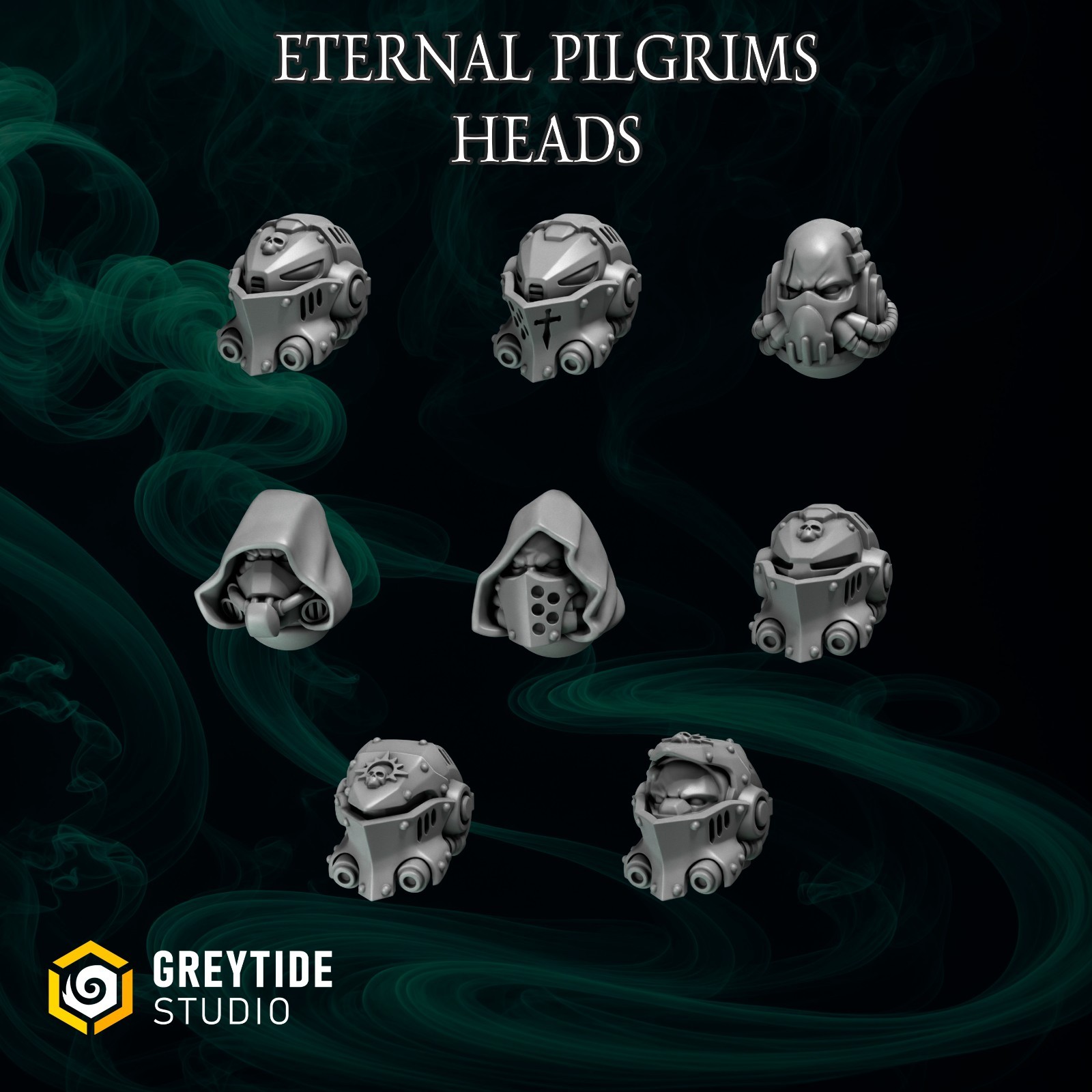 Eternal Pilgrims Big Armor Upgrade Bits | 16K Resin 3D Printed [Greytide]