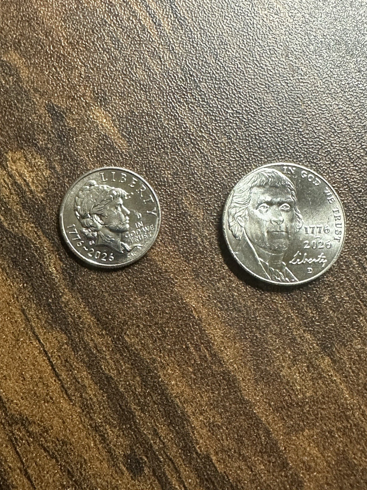 2026 D Liberty Dime and 2026 D  Jefferson Nickel Set/2 Coins