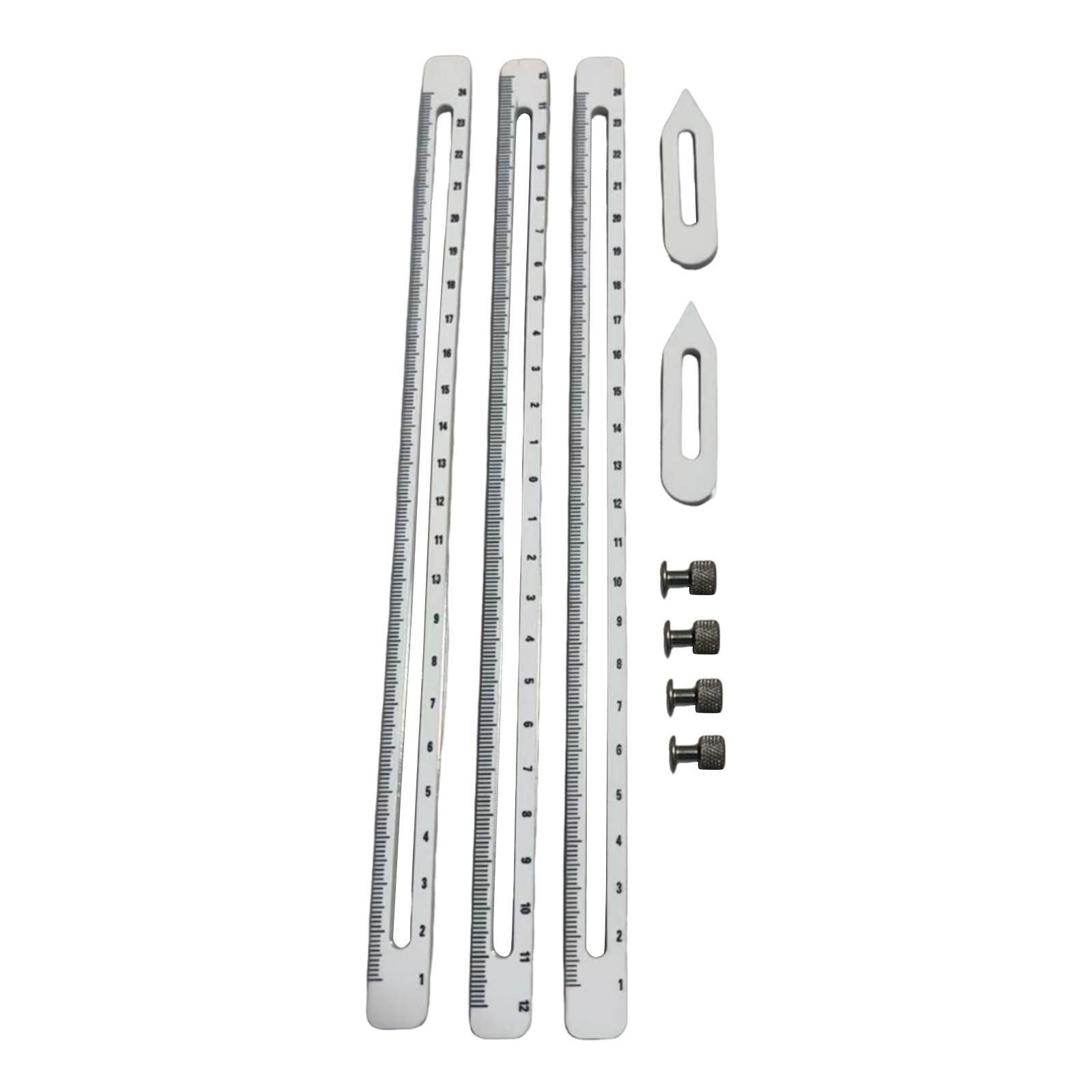 Pottery Measuring Combination Tools Set Practical Clear Scale Pottery Rulers