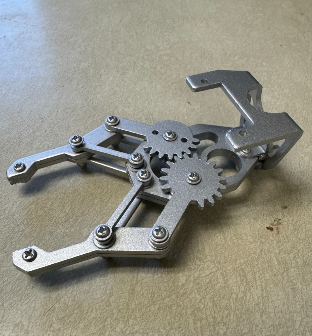 SFPV Aluminum Servo Controlled Robotic Claw Grabber 55mm Grip W/O Motor, New