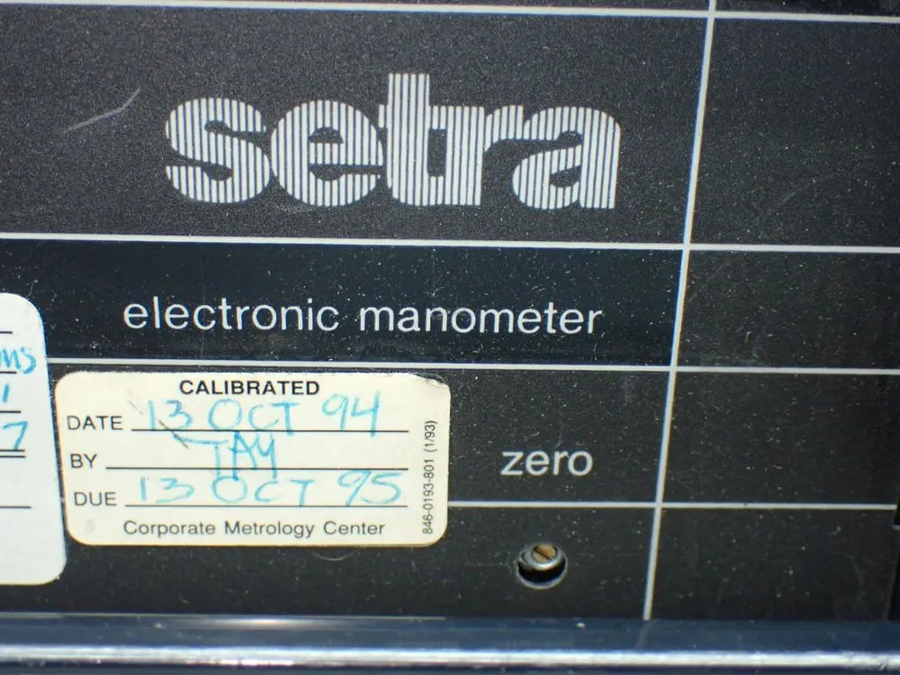 SETRA ULTRASONIC MANOMETER 339-1