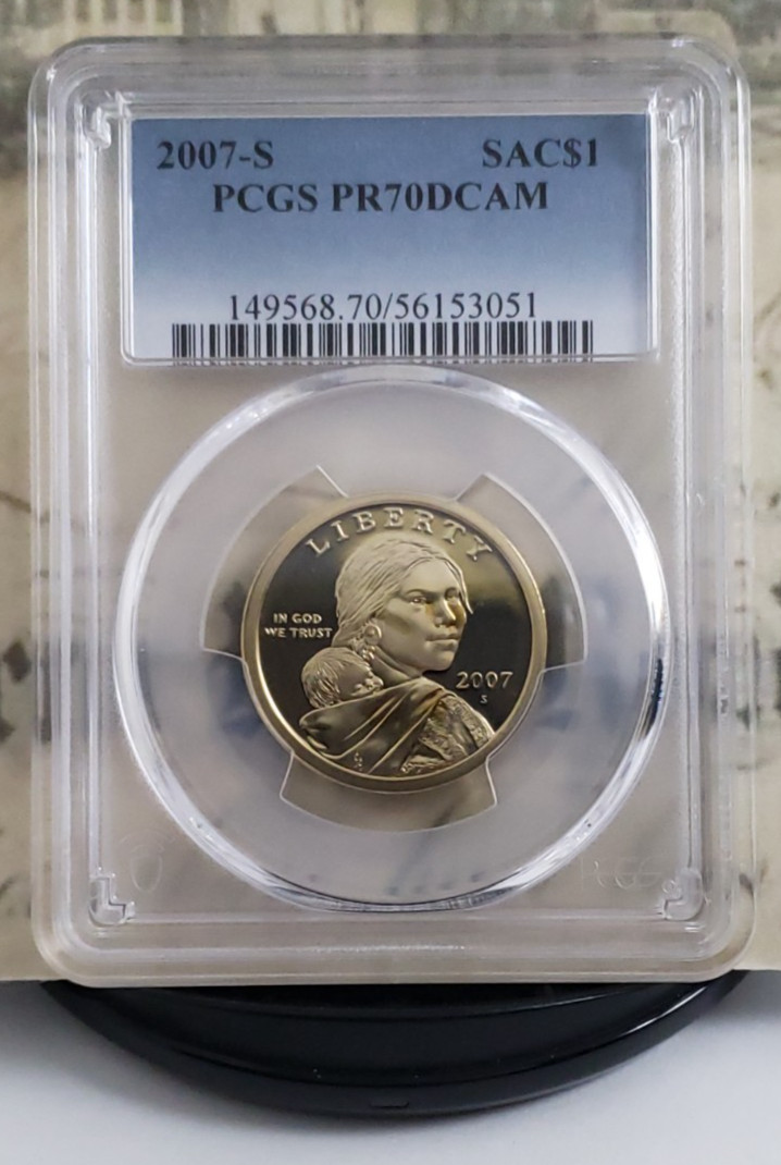 2007-S Native American - Sacagawea Proof Dollar - PCGS PR70DCAM - Tops! 3051
