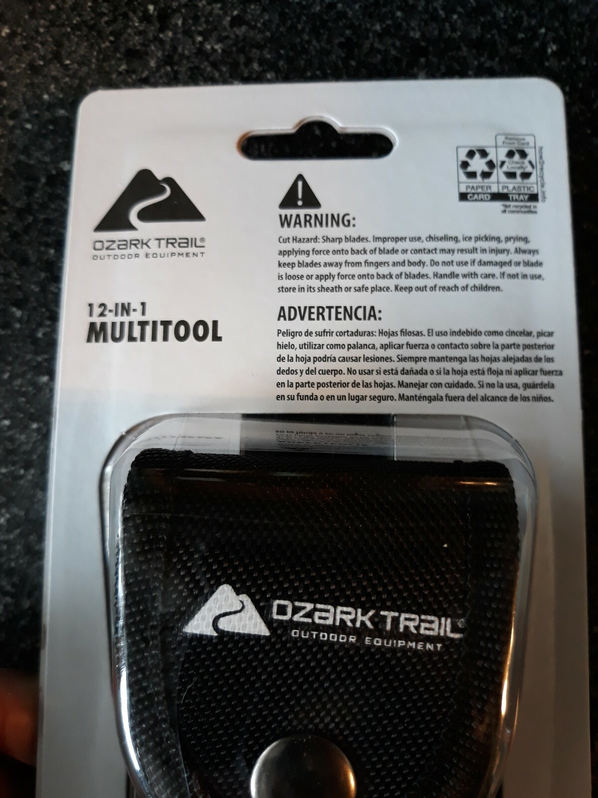 New! Ozark Trail 12-in-1 Multi Tool with Case. Original Packaging