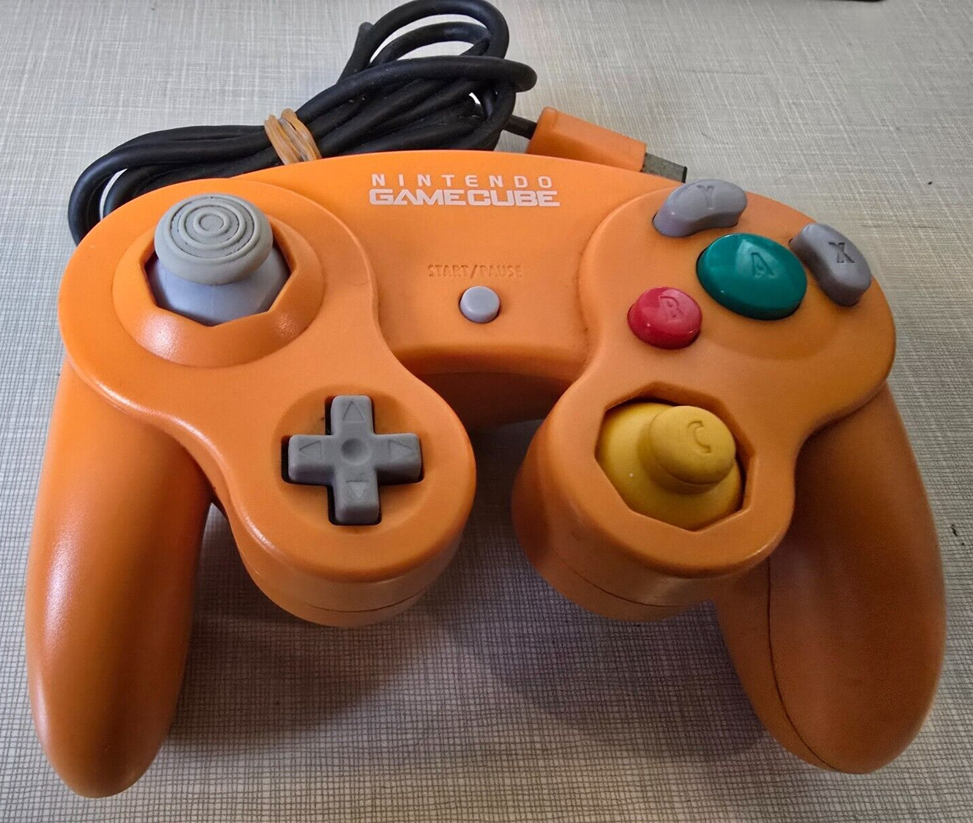 Nintendo Official GameCube Controller Orange NGC DOL-003 US SELLER