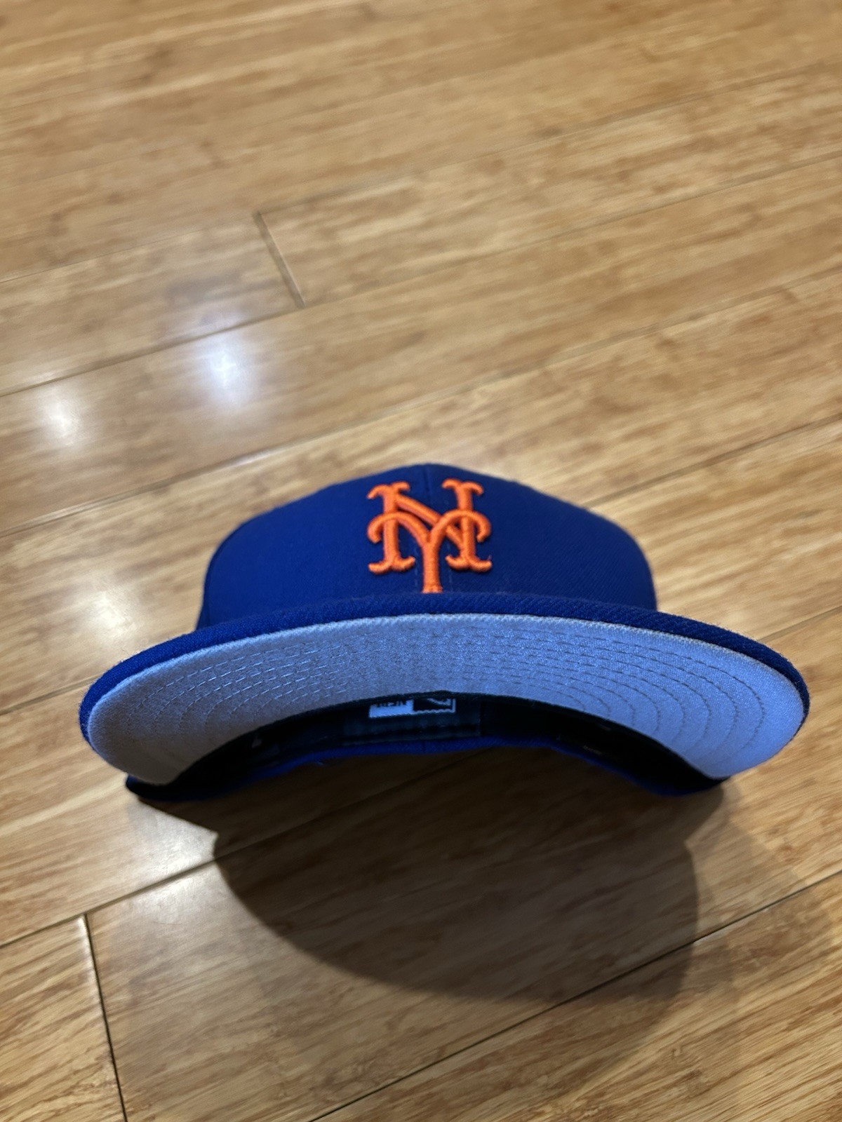 New York Mets New Era 7 1/2 Gray Grey  Under Brim MADE IN USA and…FREE SHIPPING