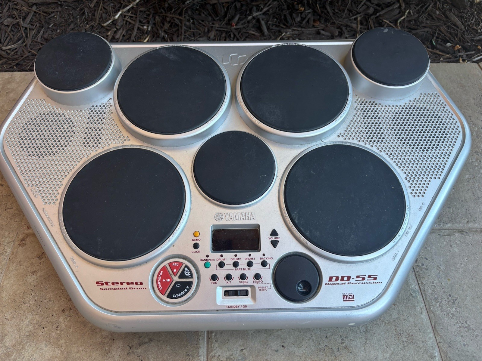 ⭐️Yamaha DD-55 Digital Drum Pad 7-Pad MIDI Built-in Speaker⭐️Tested Working⭐️
