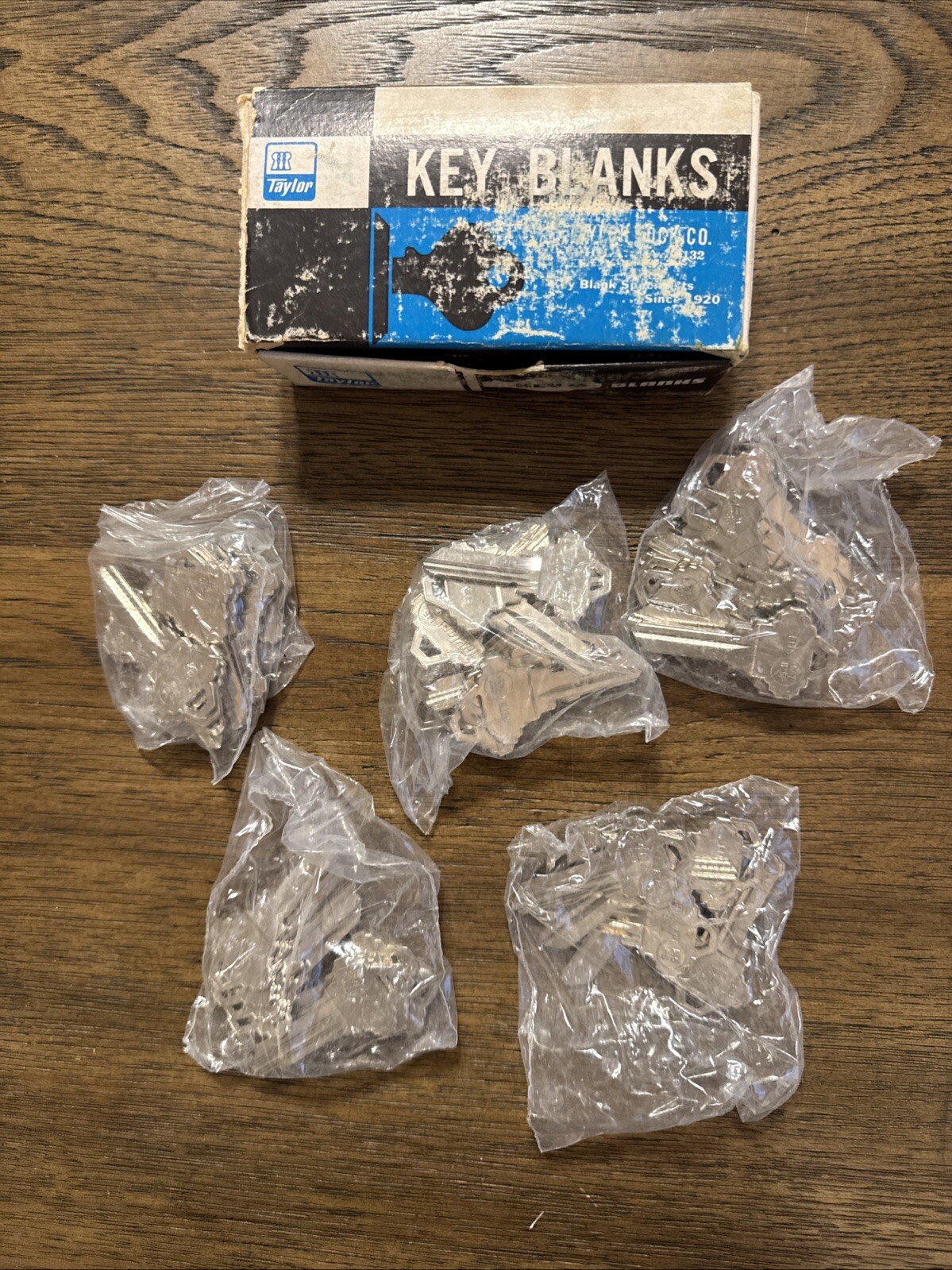 50 Pack Schlage Taylor 145FS - 145F - SC7 Uncut Key Blanks