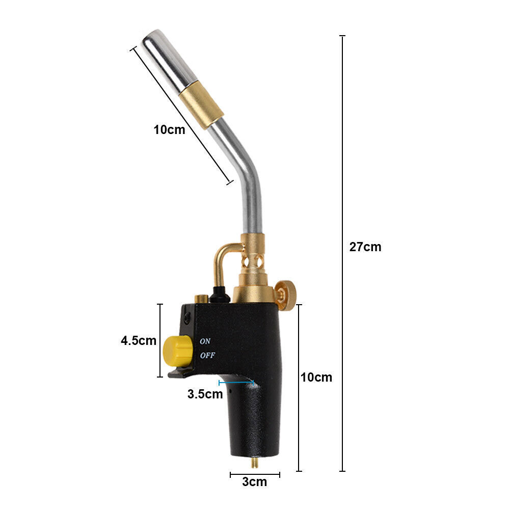 4X Propane Torch Head Trigger Start MAP Gas Torch Head Welding Torch MAPP Torch
