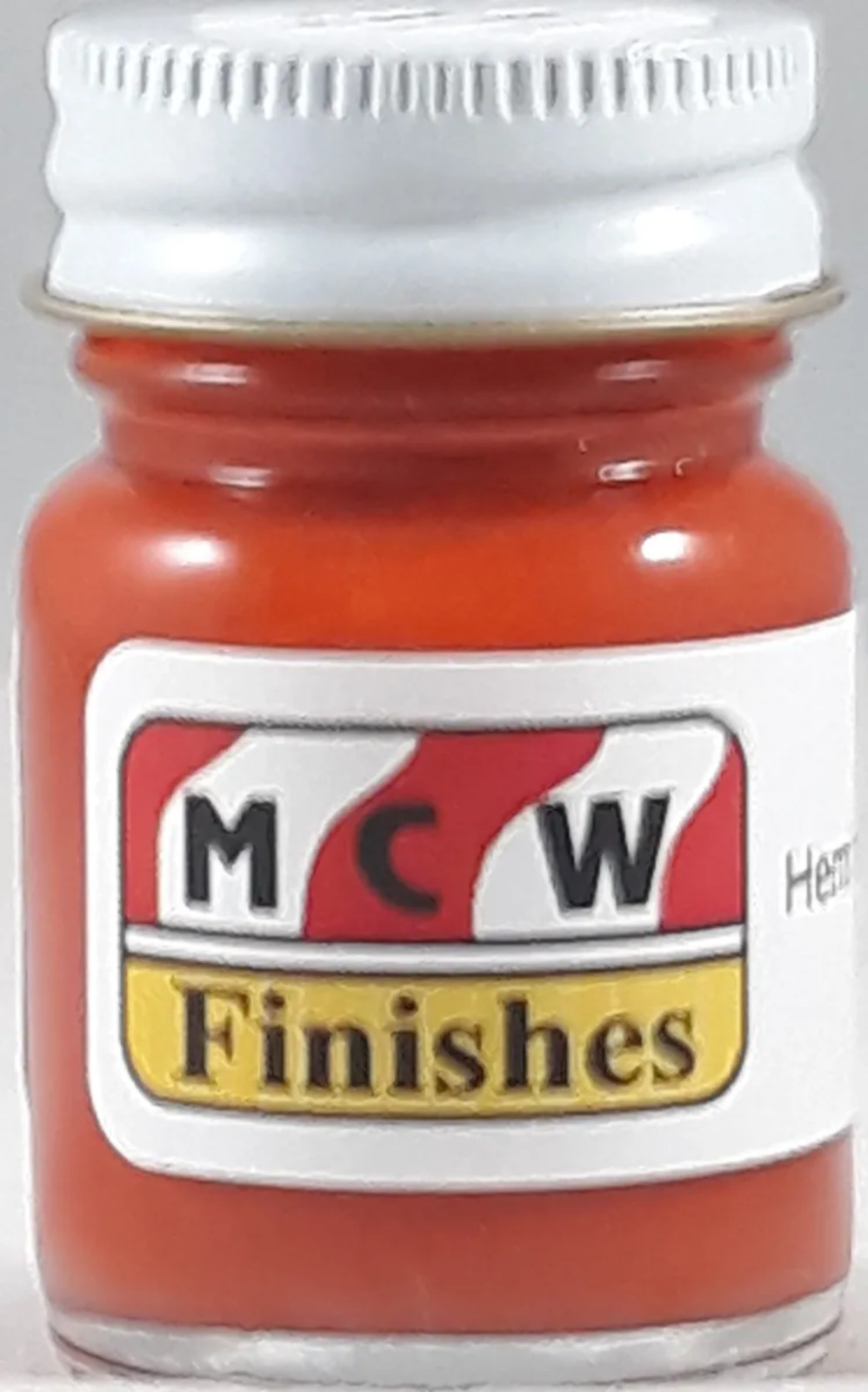 MCW Finishes 1405E Hemi Engine Orange Enamel Model Paint for Auto