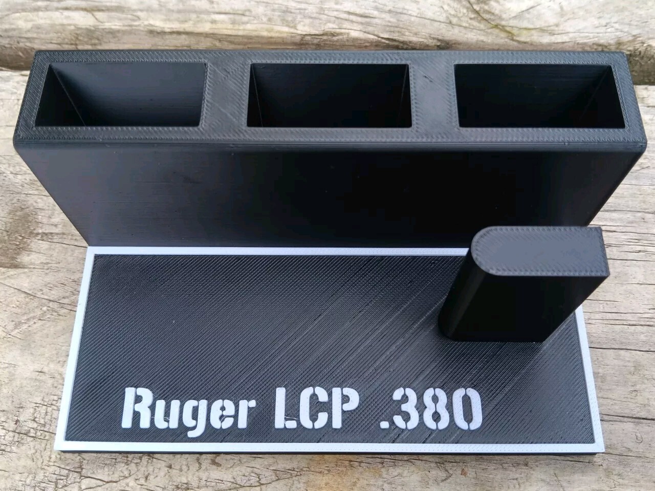Ruger LCP .380 ACP Pistol Stand Black Display Stand Magazine Holder