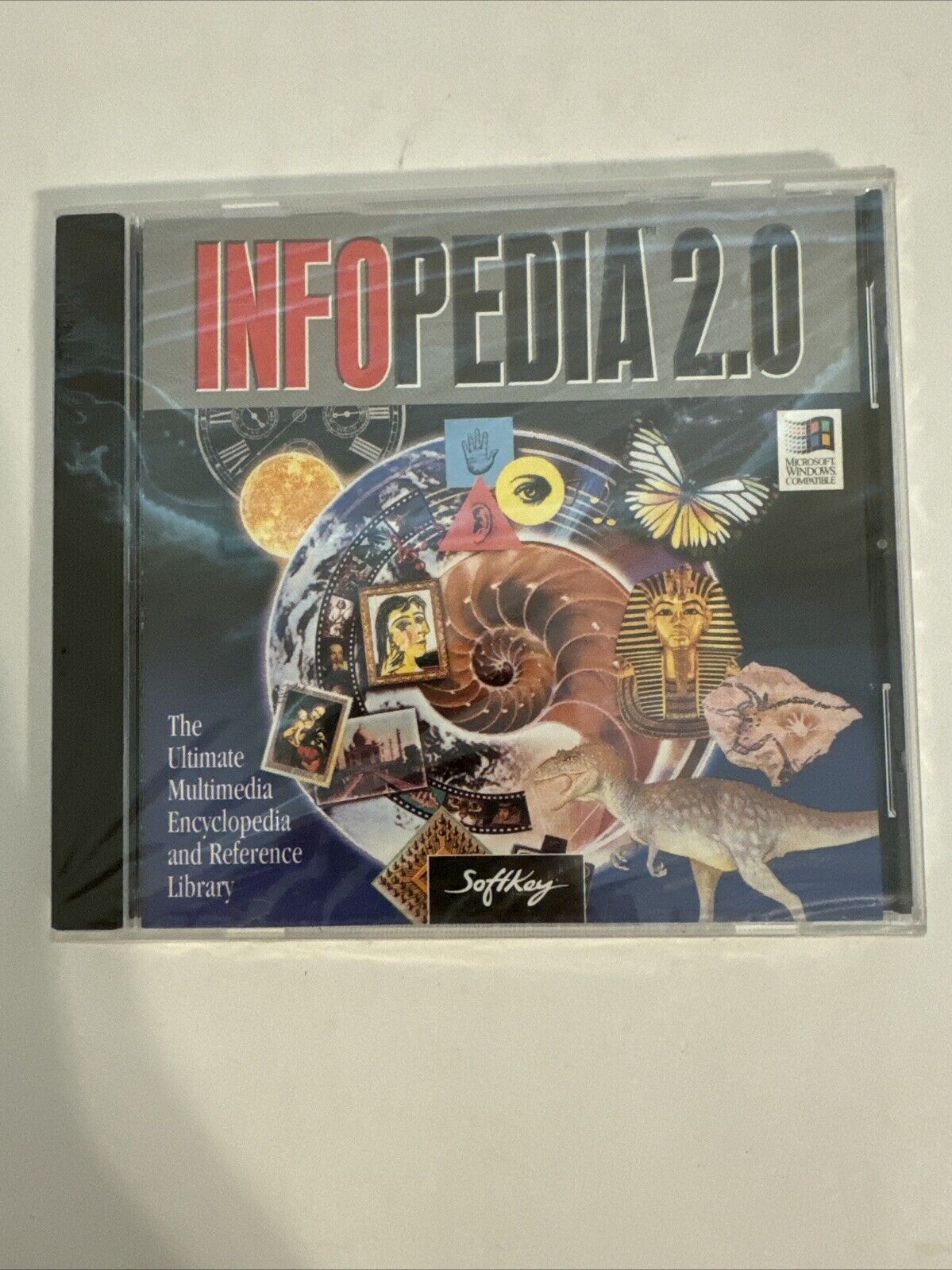 Infopedia 2.0 (Vintage PC CD-ROM, 1992) Brand New and Factory Sealed!