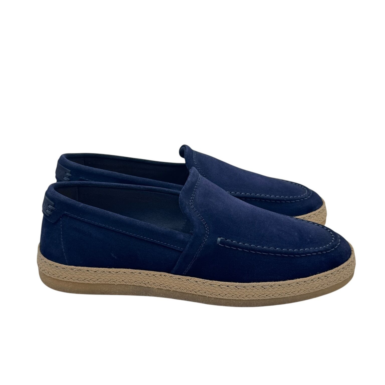 Men's Barrett suede loafer blue rubber bottom and code Ray-13460.2