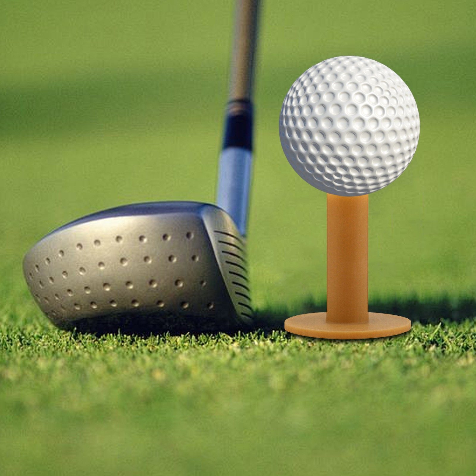 10PCS Rubber Driving Practice Home Training Golf Tee Holder Rubber Driving Range