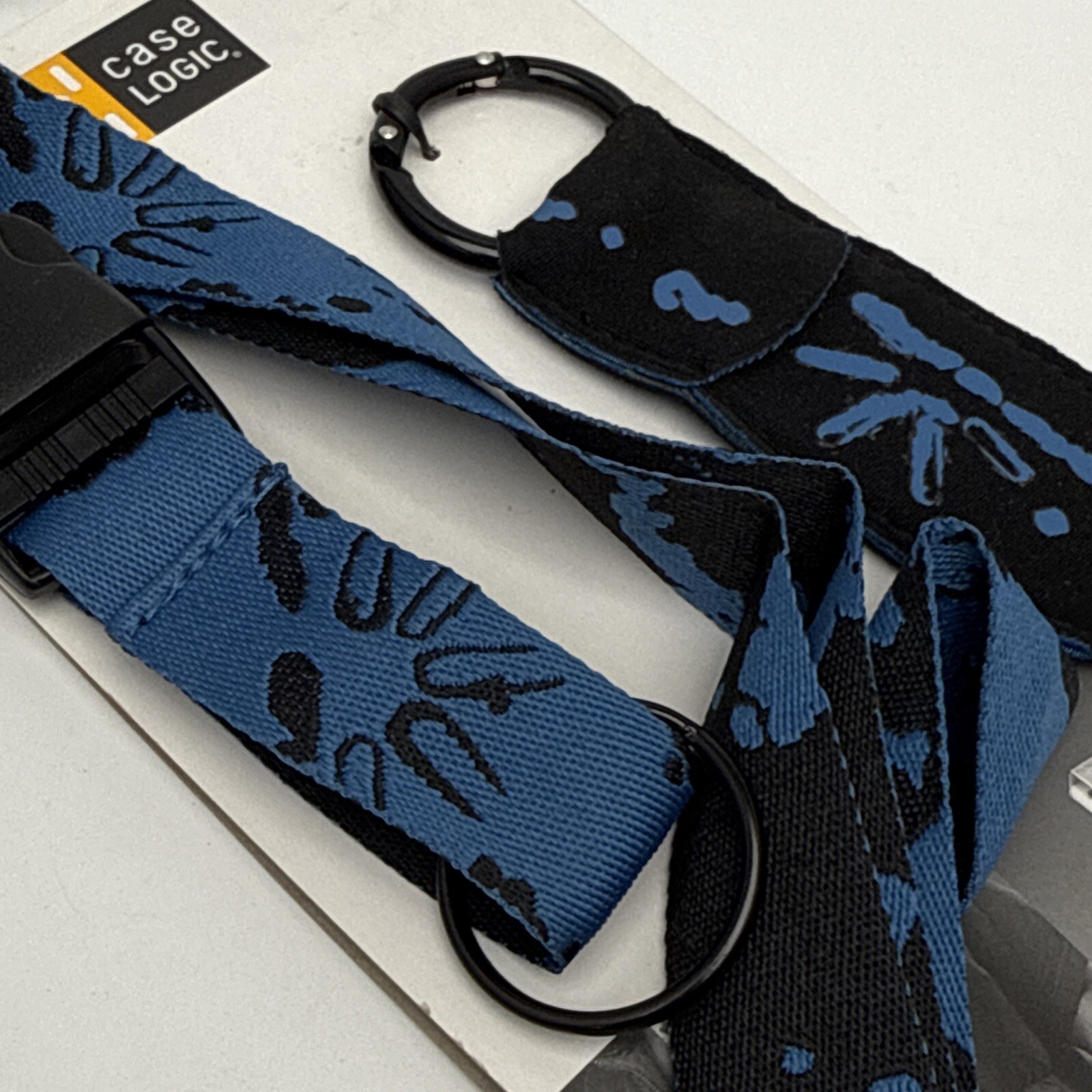 Case Logic SLY-2 Blue Neck Strap and Memory USB Thumb Drive Pouch