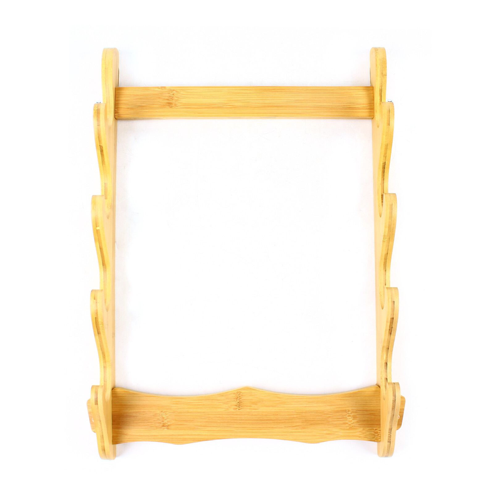 4-Tier Wall Mounted Samurai Sword Holder Katana Stand Flute Display Stand Rack
