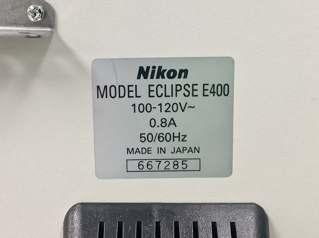 Nikon Eclipse E400 Microscope TESTED with Warranty SEE VIDEO