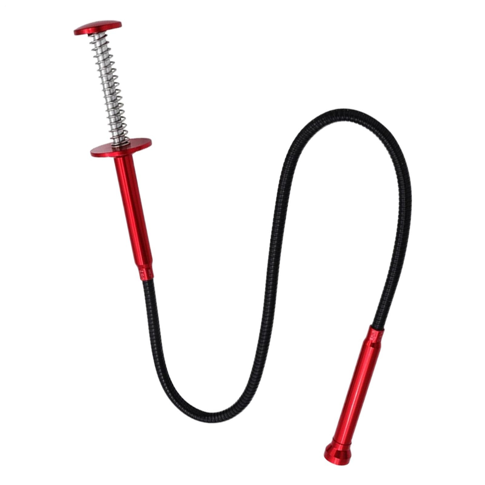 Grabber Reacher Tool, Flexible Magnetic Pickup Tool with 4-Claw Gripper & Spring