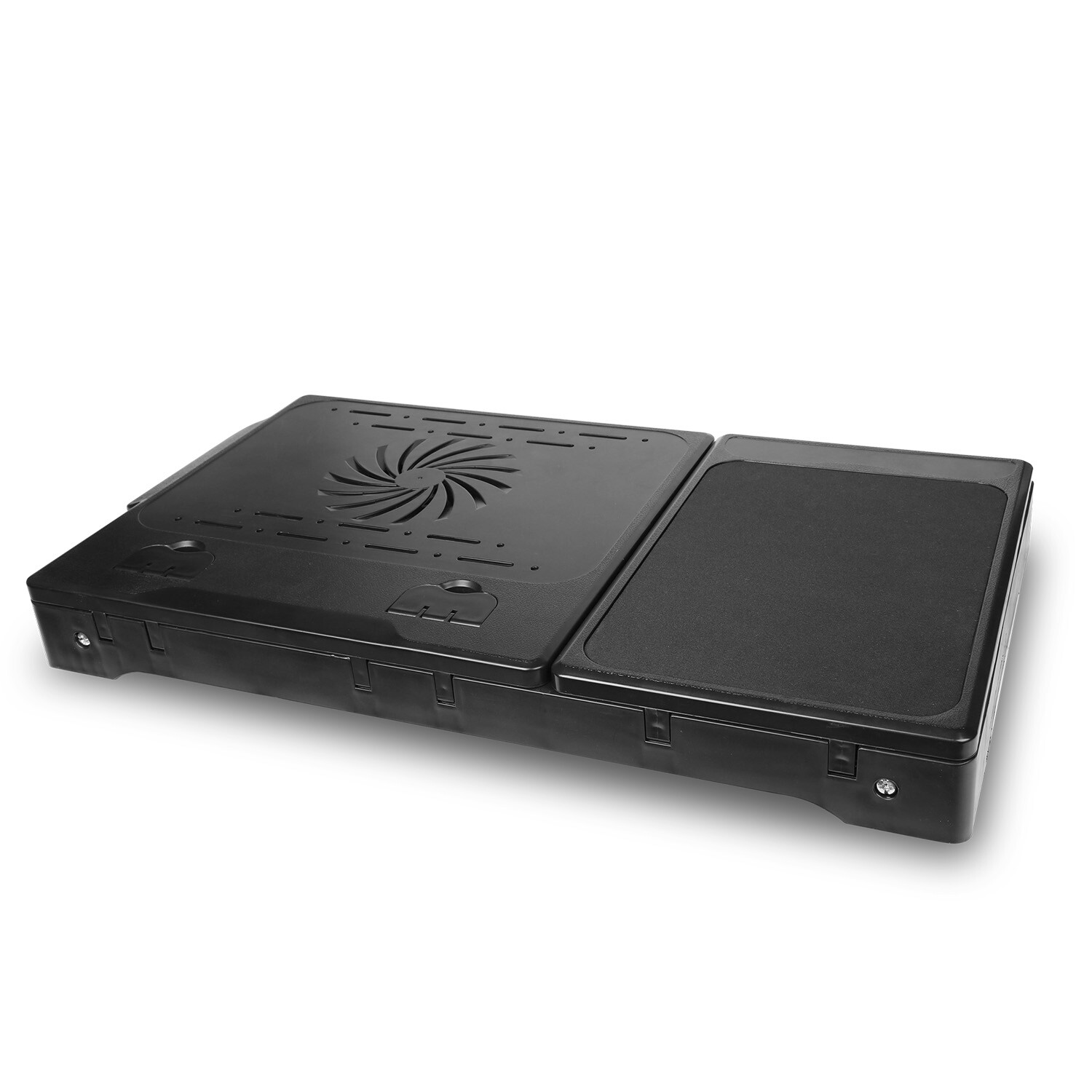 Adjustable Foldable Laptop Notebook Desk Table Stand Bed Tray w/Cooling Fan