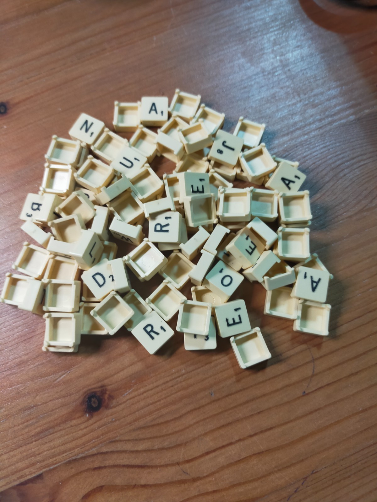SCRABBLE DUPLICATE OF YOUR CHOICE BLACK LETTERS REPLACEMENT ORIGINAL PART SPEAR