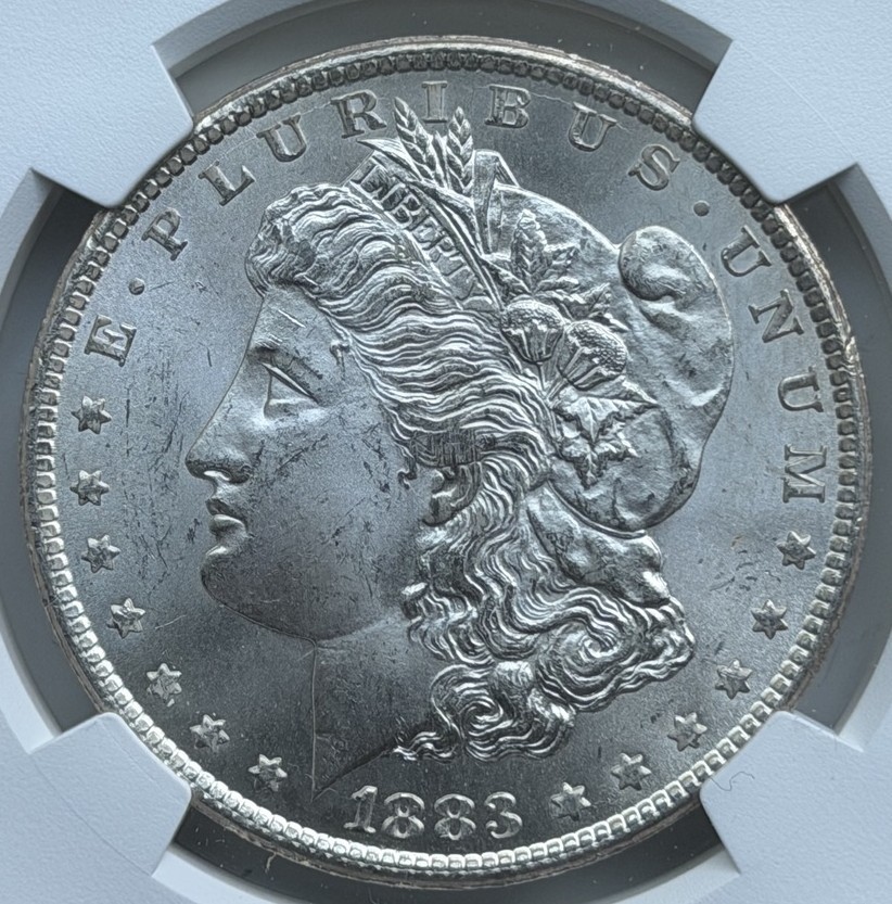 1883-CC Morgan Silver Dollar - NGC MS64