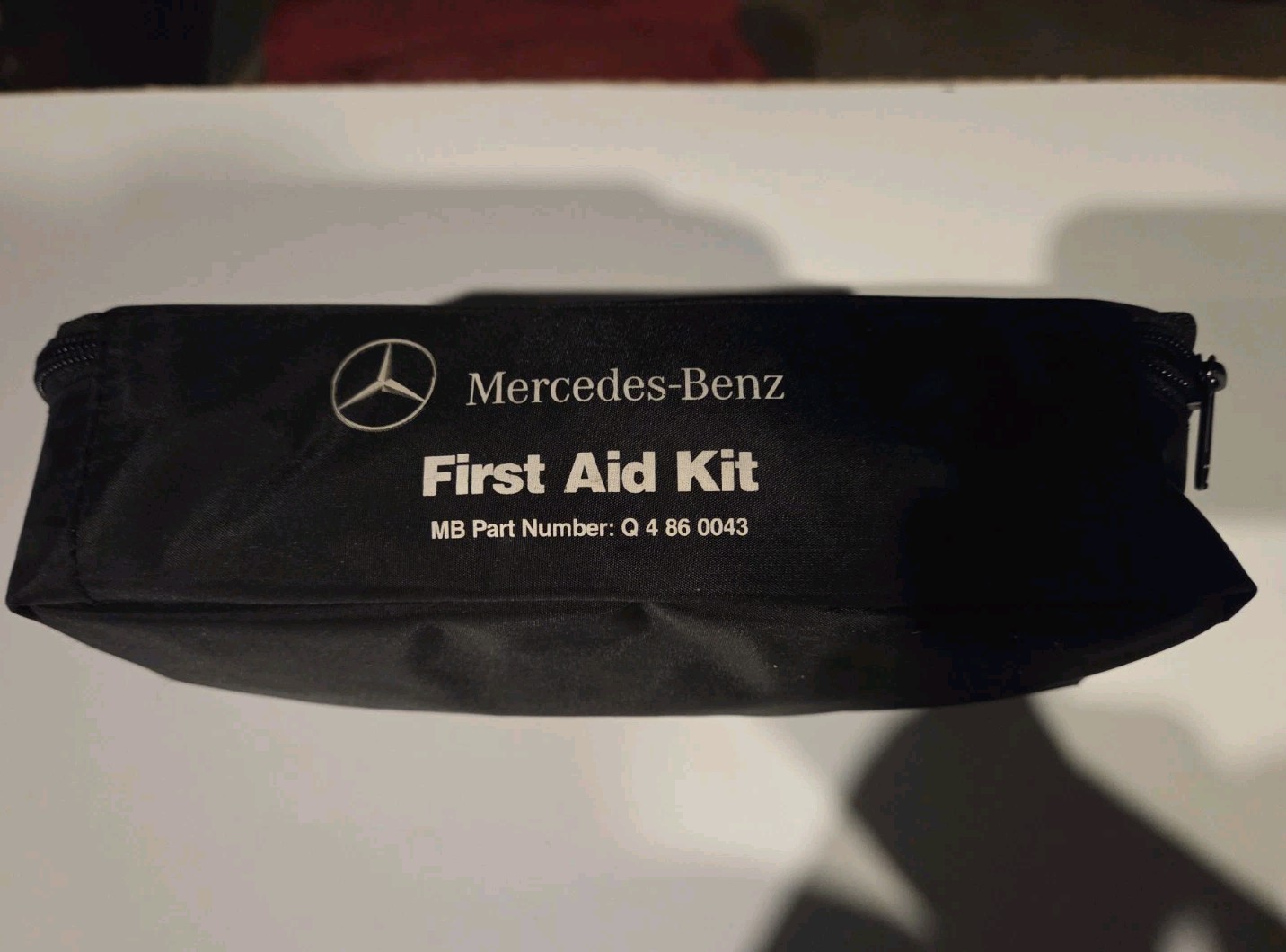 Mercedes Benz First Aid Kit Nylon Zipper Case Black Bag Only Q4860043
